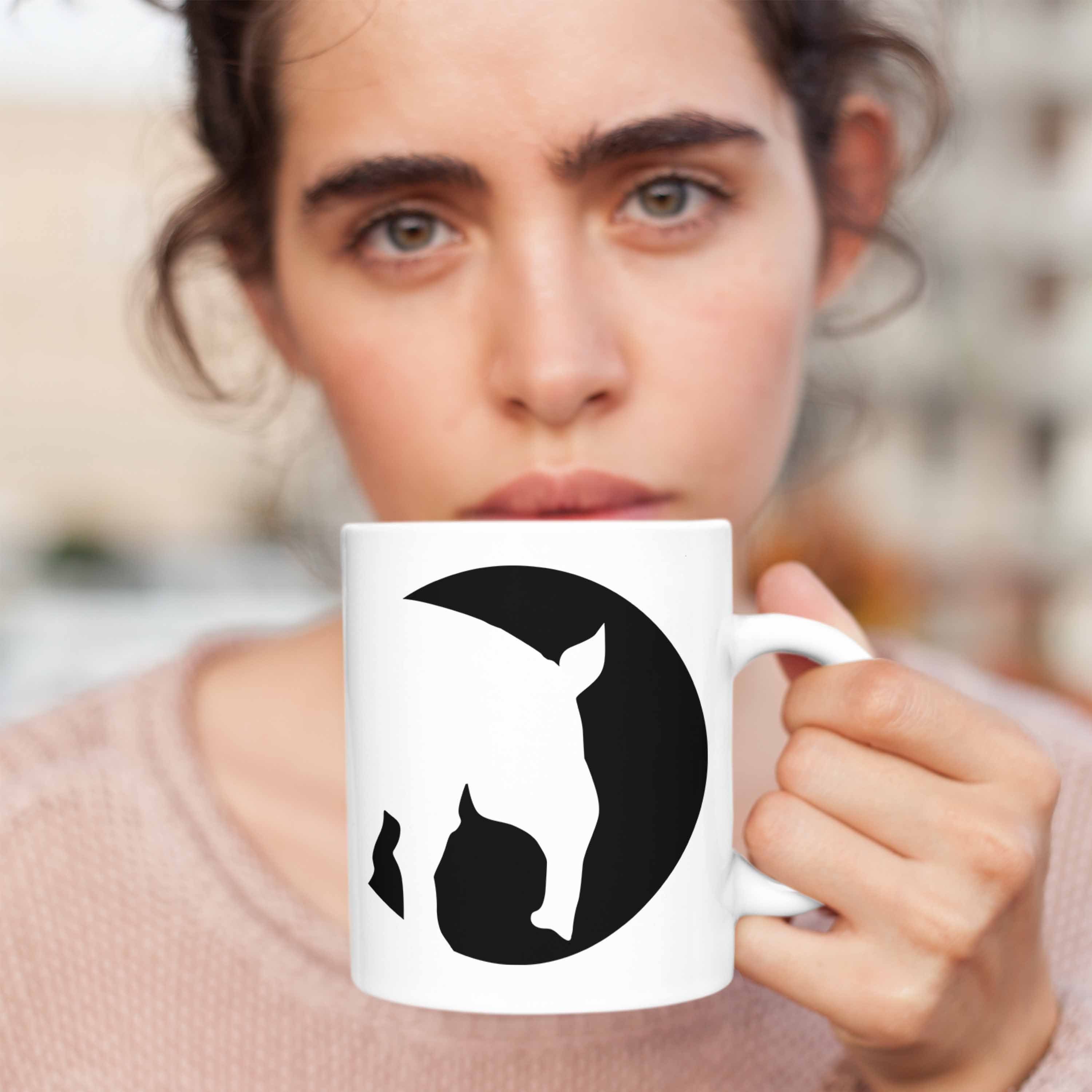 Trendation Tasse Tapir Liebhaber Tasse Geschenk Lustige Grafik Tapir Weiss