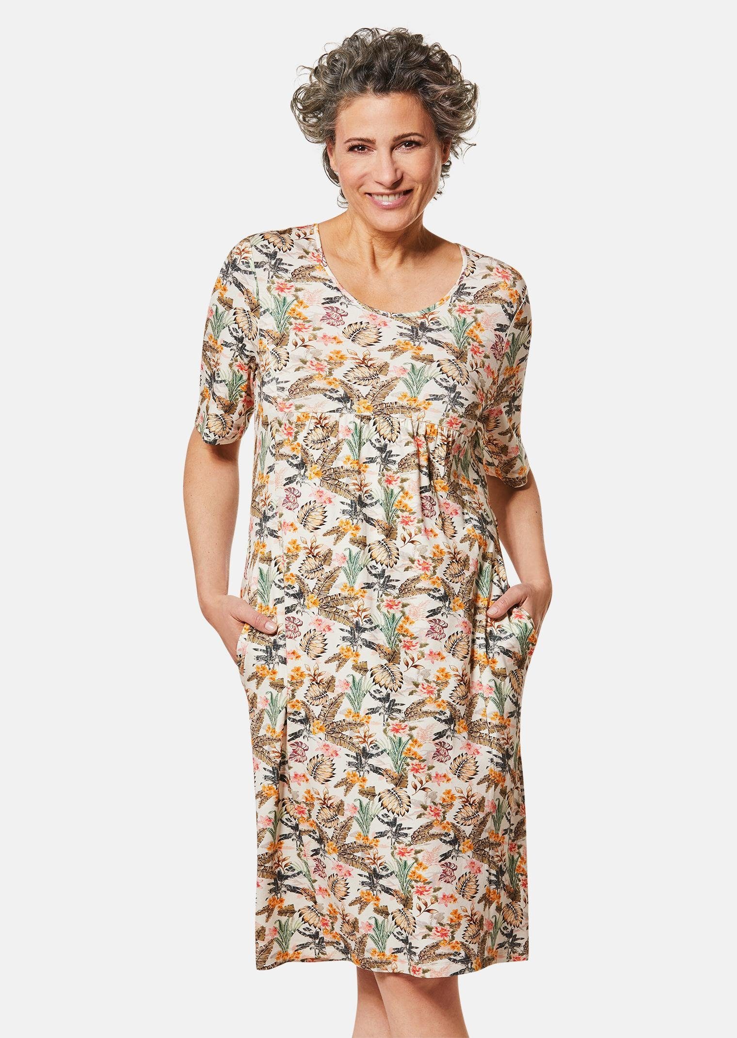 GOLDNER Druckkleid Elastisches Jerseykleid mit modischem günstig online kaufen