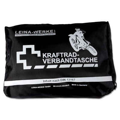Leina-Werke KFZ-Verbandtasche LEINA Motorrad Verbandtasche Schwarz, (1 St)