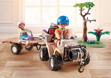 Playmobil® Konstruktions-Spielset Wiltopia - Tierrettungs-Quad (71011), Wiltopia, (58 St), teilweise aus recyceltem Material; Made in Europe