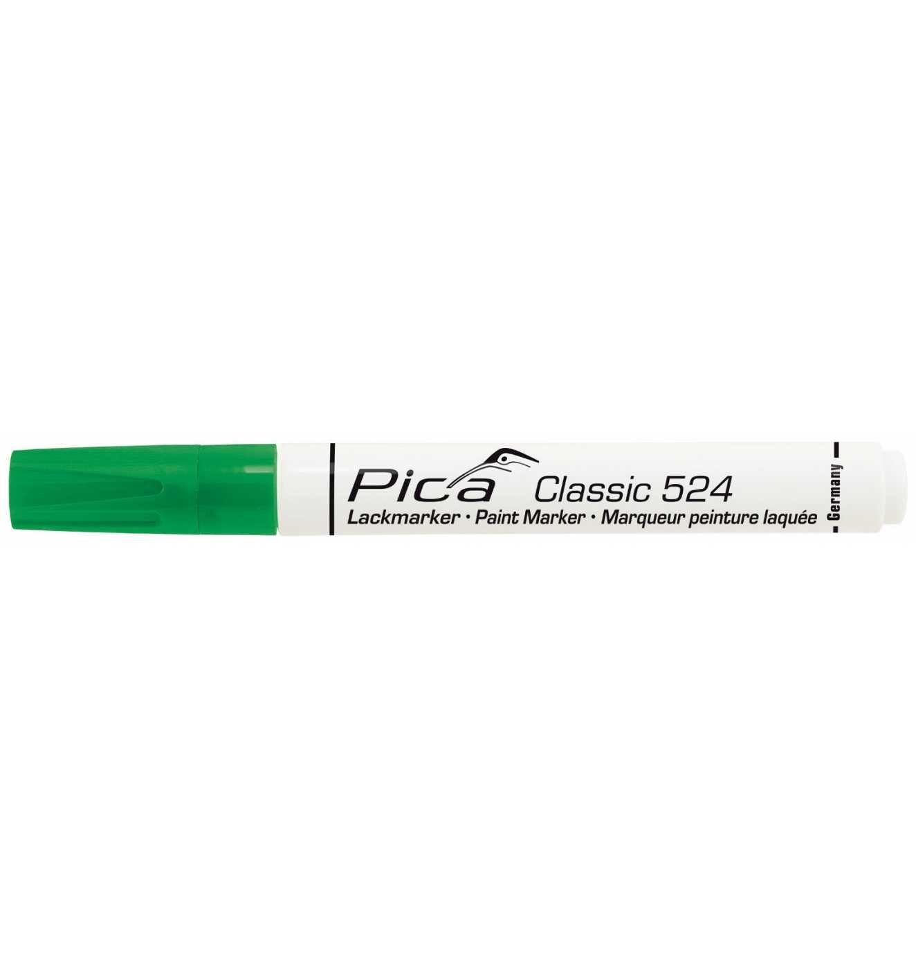 Pica-Marker Permanentmarker Lack-/Industriemarker 2 - 4 mm, Rundspitze, grün