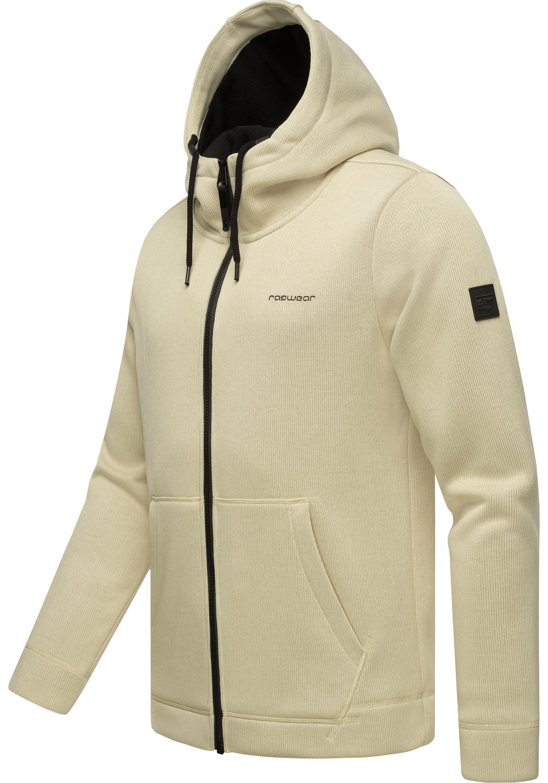 Ragwear Kapuzenstrickjacke Fabian Herren Basic Rippstrick-Jacke günstig online kaufen