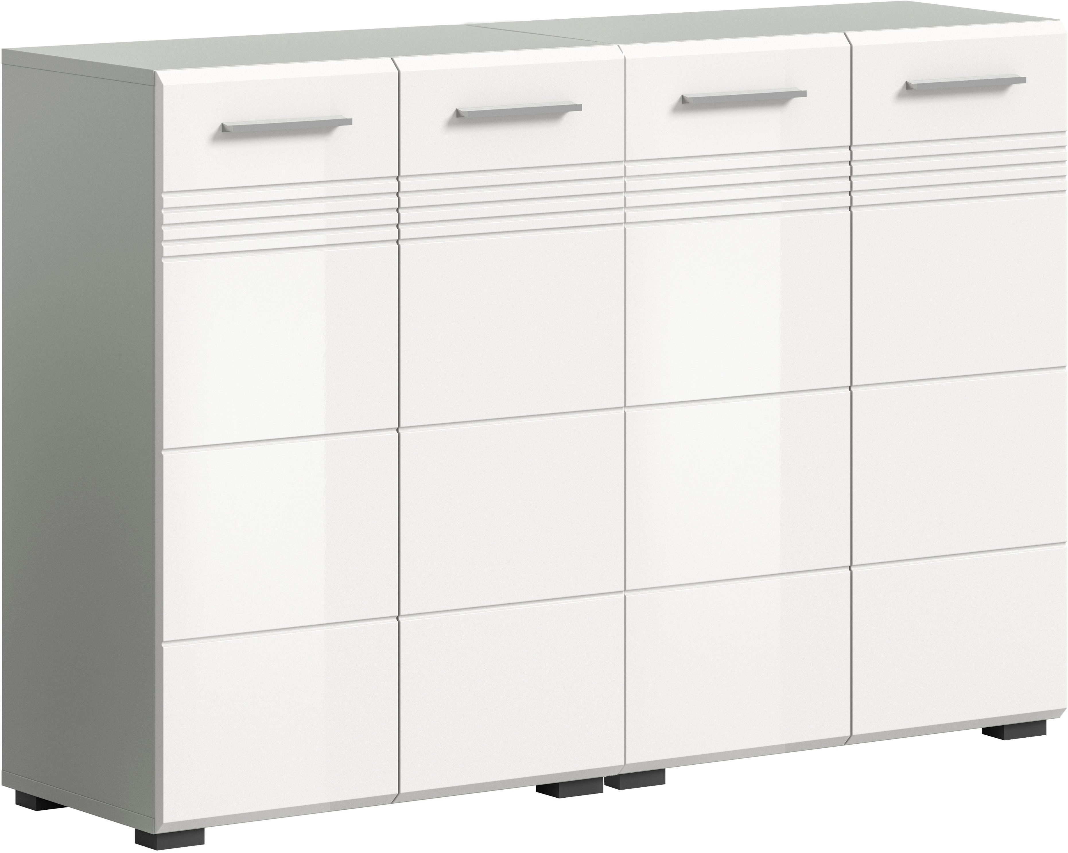 welltime Badmöbel-Set Calicio, bestehend aus: 2 Midischränken, (2-St), hoch günstig online kaufen