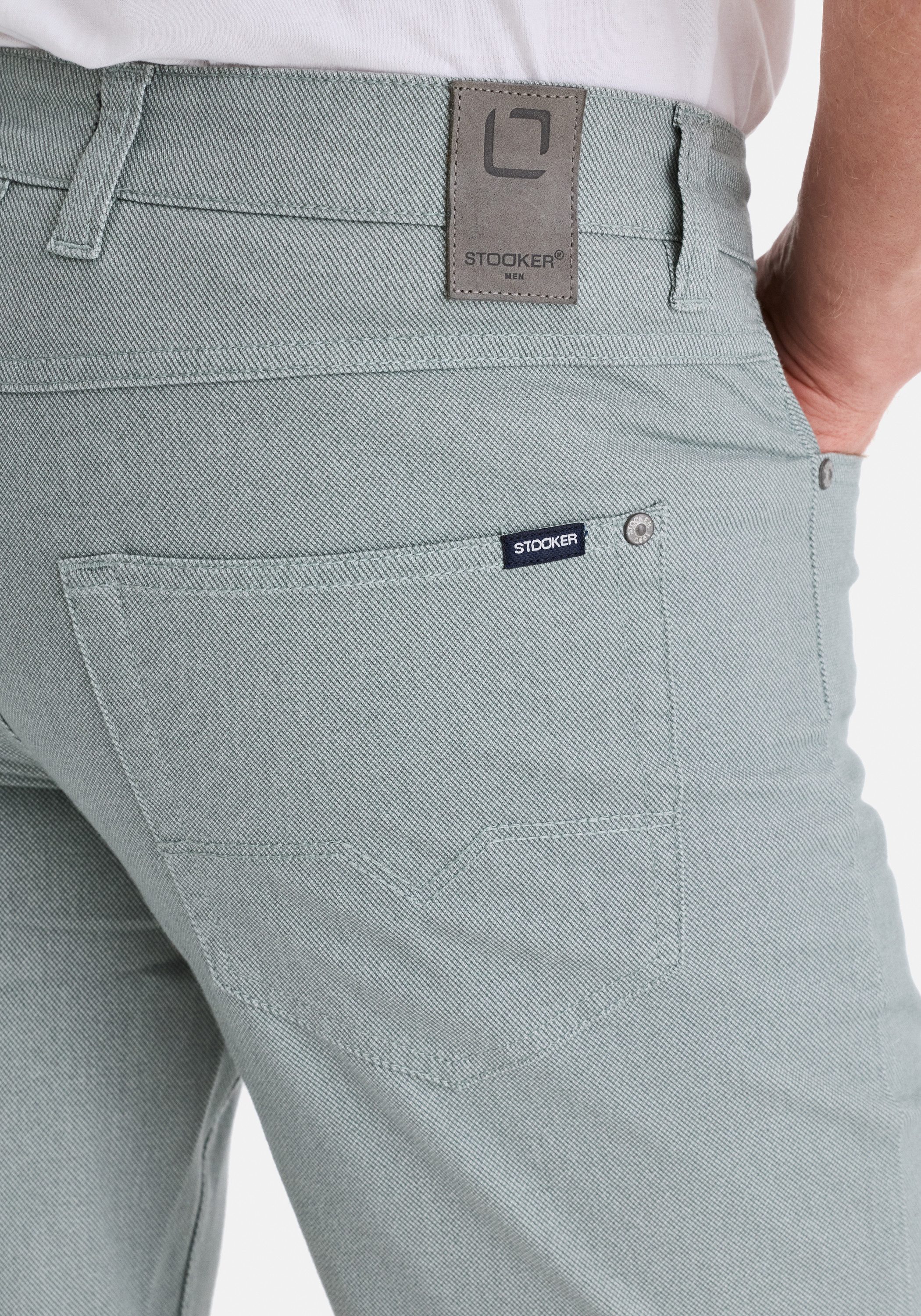 Stooker Men Bermudas 5-Pkt Style Summer Denim Bermudas Sommer Straight Fit Casual Stretchdenim für Herren – Bild 2 von 4