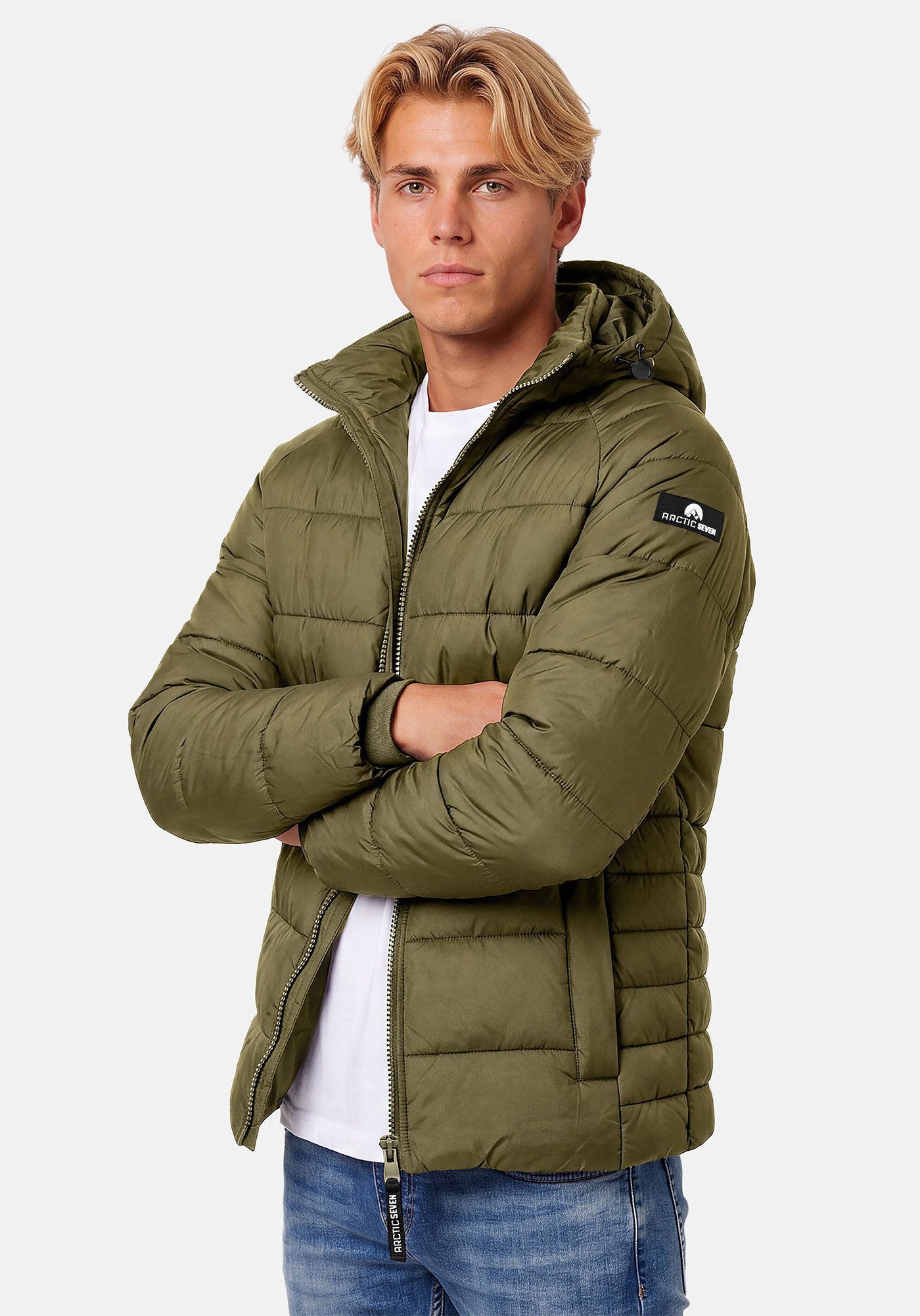 Arctic Seven Winterjacke ASRodrii mit warmem Teddyfell und abnehmbarer Kapuze – Bild 3 von 5