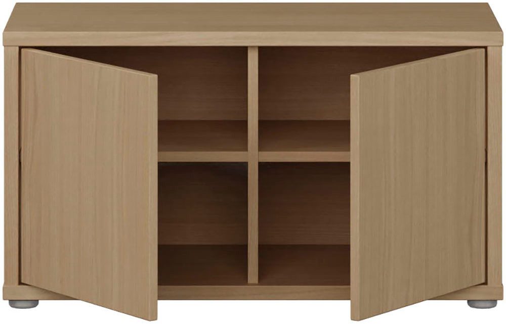 FORTE Schuhbank Alice Springs, Grifflos, 8 Paar Schuhe, Polsterauflage optional, B/H/T 74,5/41,5/34,9 cm, Push to open