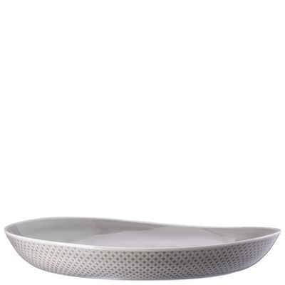 Rosenthal Suppenteller Junto Pearl Grey Teller tief 33 cm, (1 St)