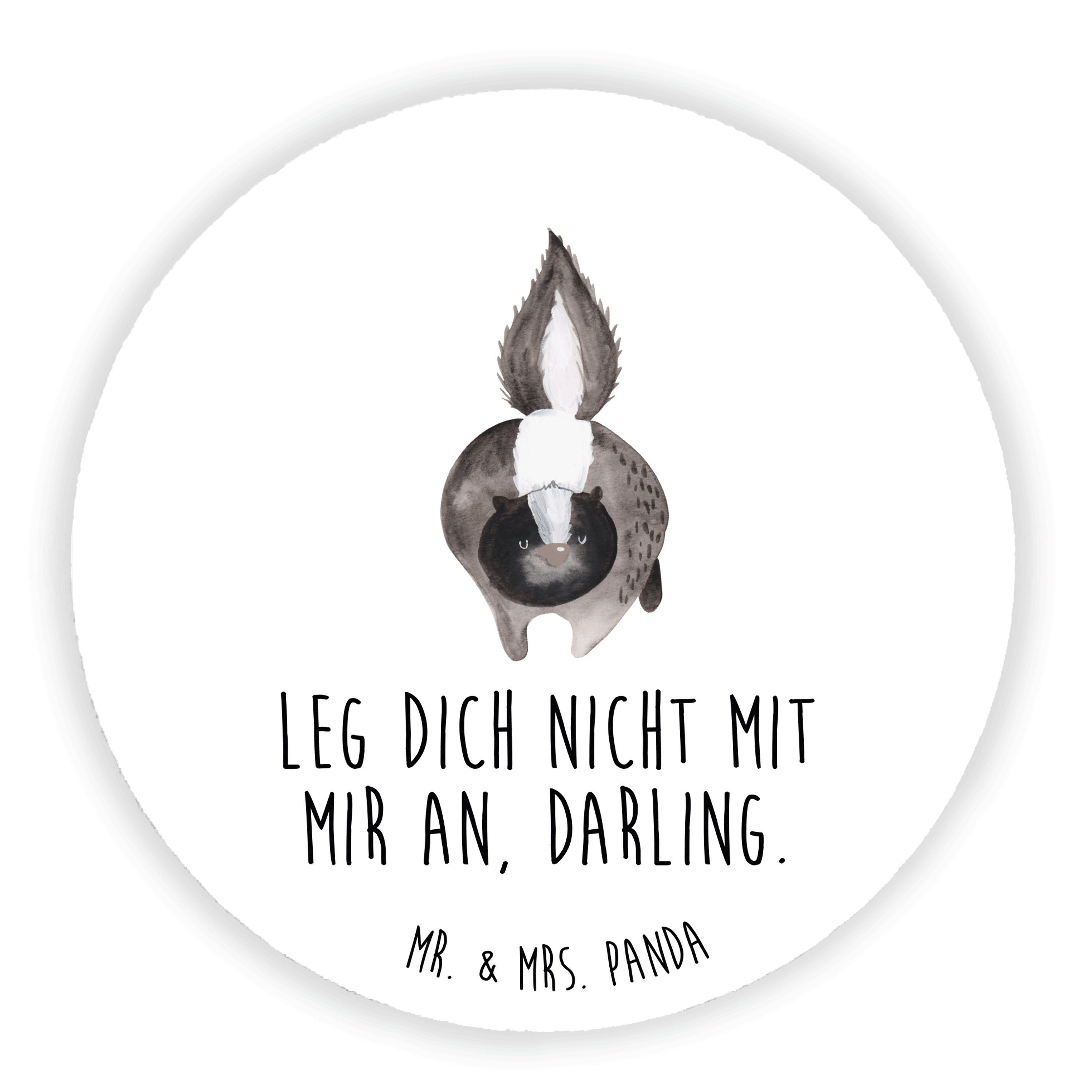 Mr. & Mrs. Panda Magnet Stinktier Angriff, magnet, Weiß, magnet, Drohung, pinnwand, wütend, R (Packung), Notizhalter einkaufszettel magnet Wildtier