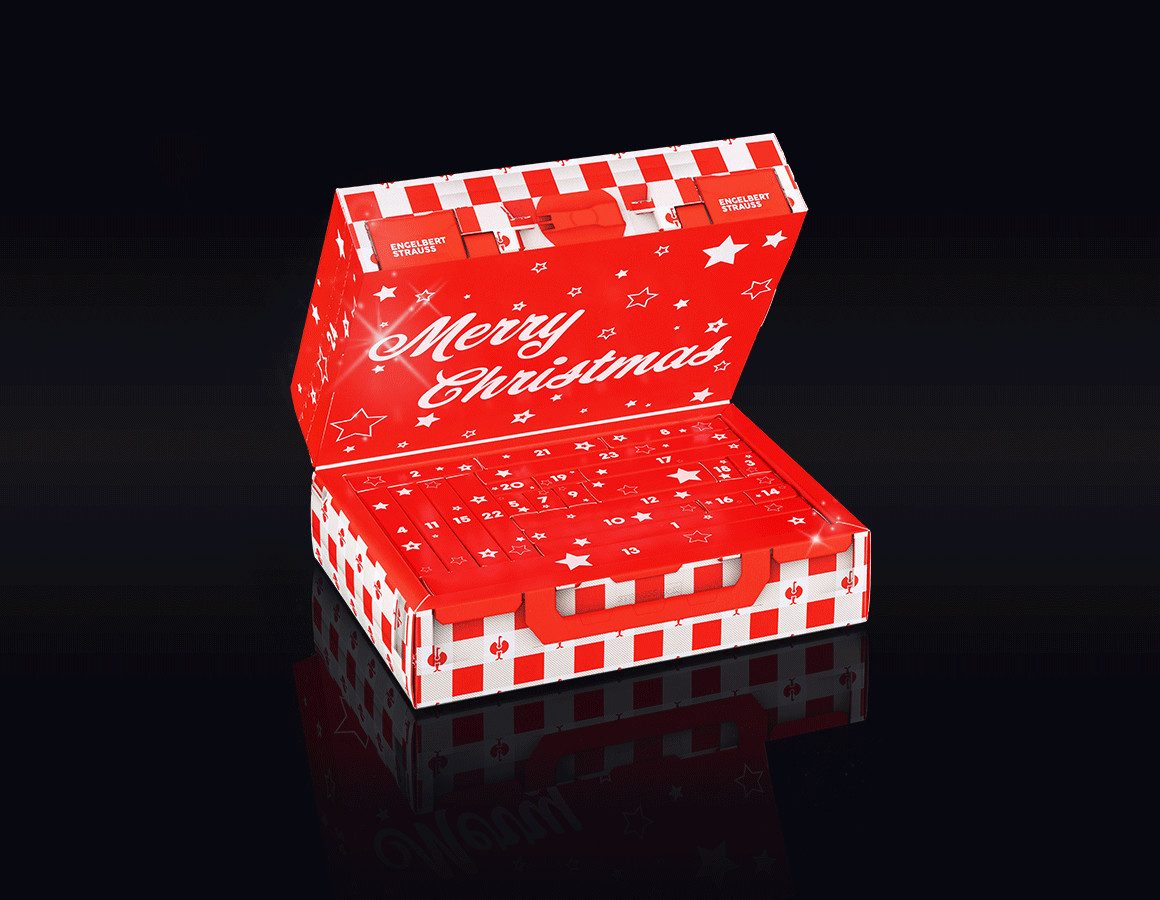 Engelbert Strauss Adventskalender Edition 8 2026 – Werkzeug-Adventskalender mit 2 STRAUSSboxen (55-tlg)