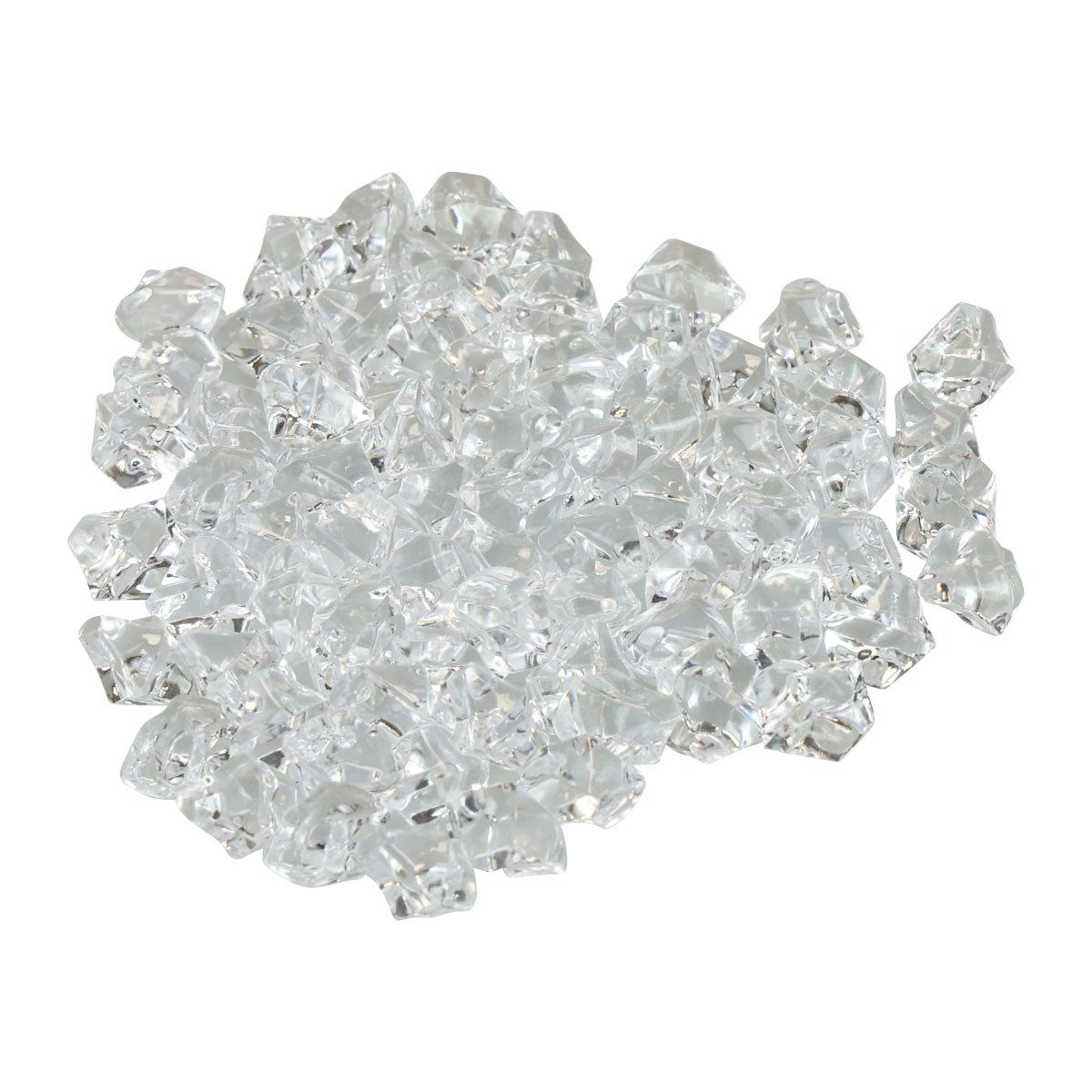 H. Andreas Belles fleurs Schneemann Kristallförmige Deko-Eiswürfel für stilvolle Tischdekoration