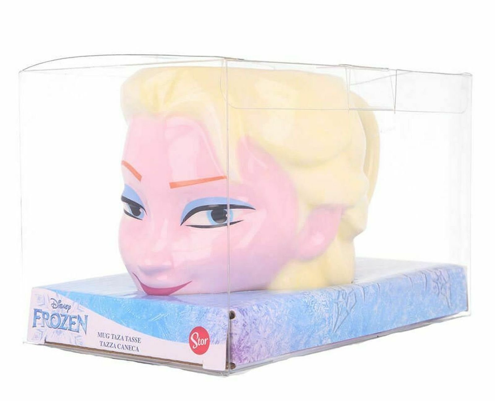 Stor Tasse Tasse 3D Kopf Elsa aus Die Eiskönigin im Blister 325ml Kaffeetasse, Keramik
