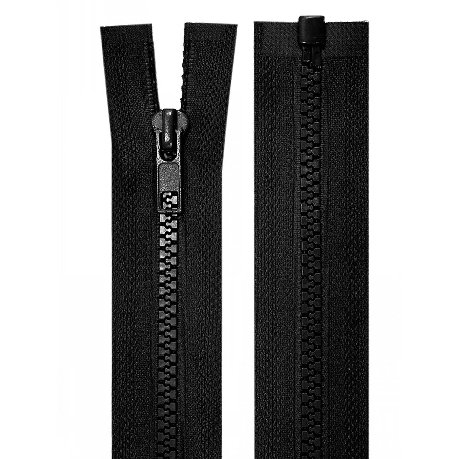 maDDma Reißverschluss 1 Profil-Reißverschluss 5mm 95cm teilbar Autolock Farbwahl, schwarz