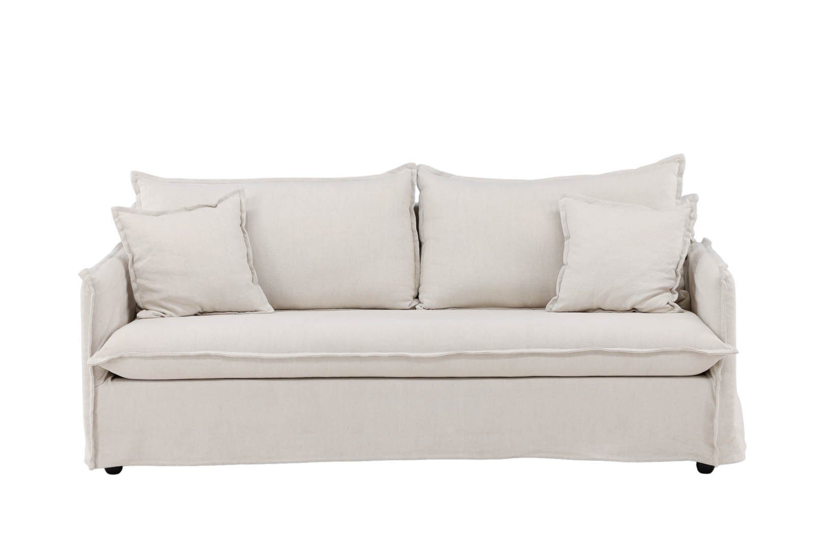 ebuy24 Sofa Nova Sofa 3 Personen beige.