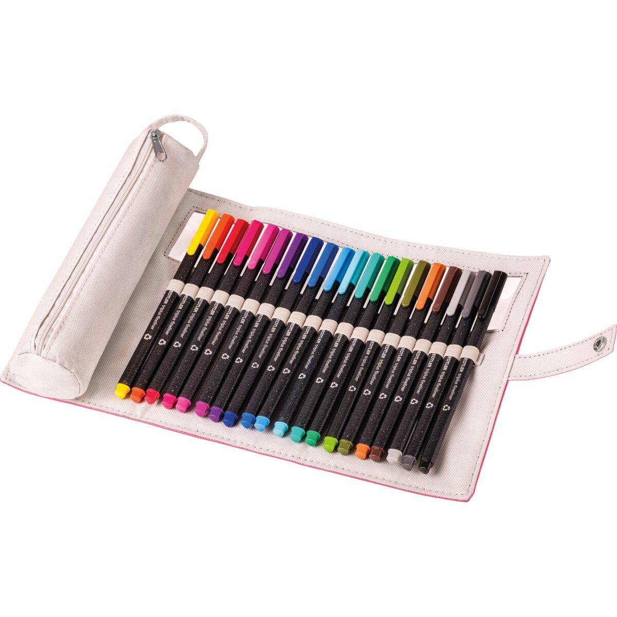 STAEDTLER Federtasche Fineliner triplus rPP sortiert 20 Stück