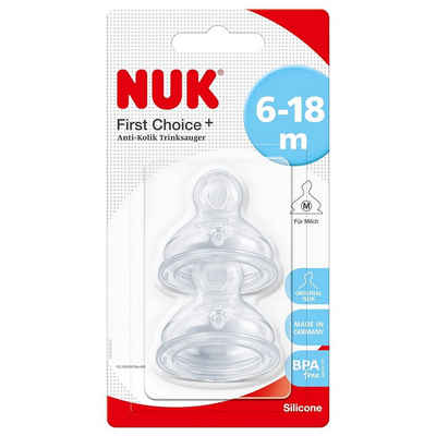 NUK Trinksauger First Choice+ Anti-Colic-Trinksauger Silikon