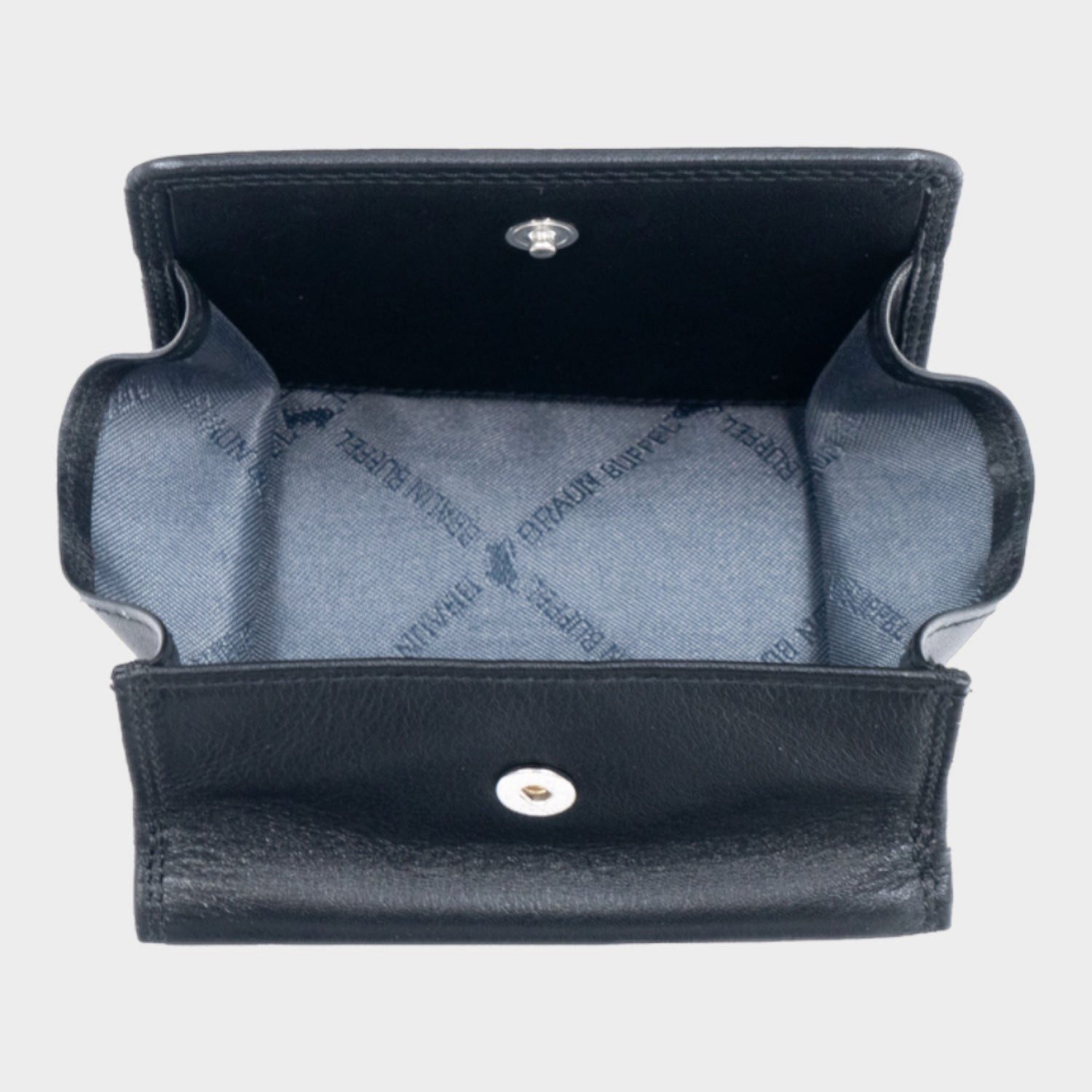 Braun Büffel Mini Geldbörse GOLF RFID Geldbörse 2 Kartenfächer schwarz