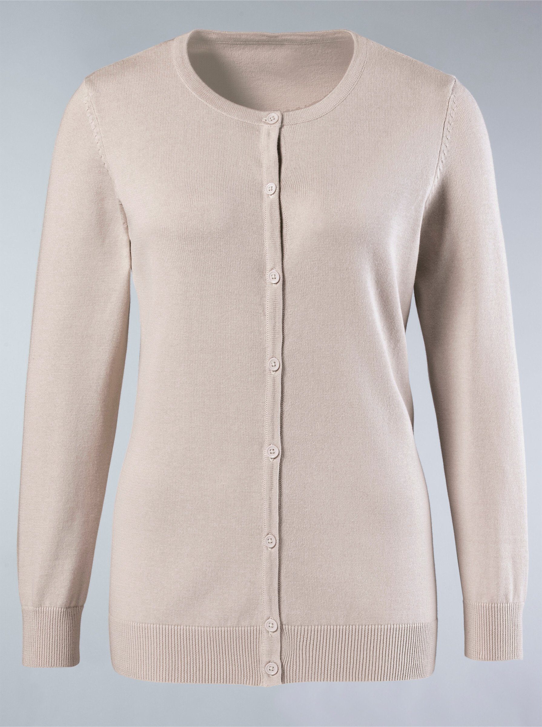 Sieh an! Strickjacke Strickjacke Langarm