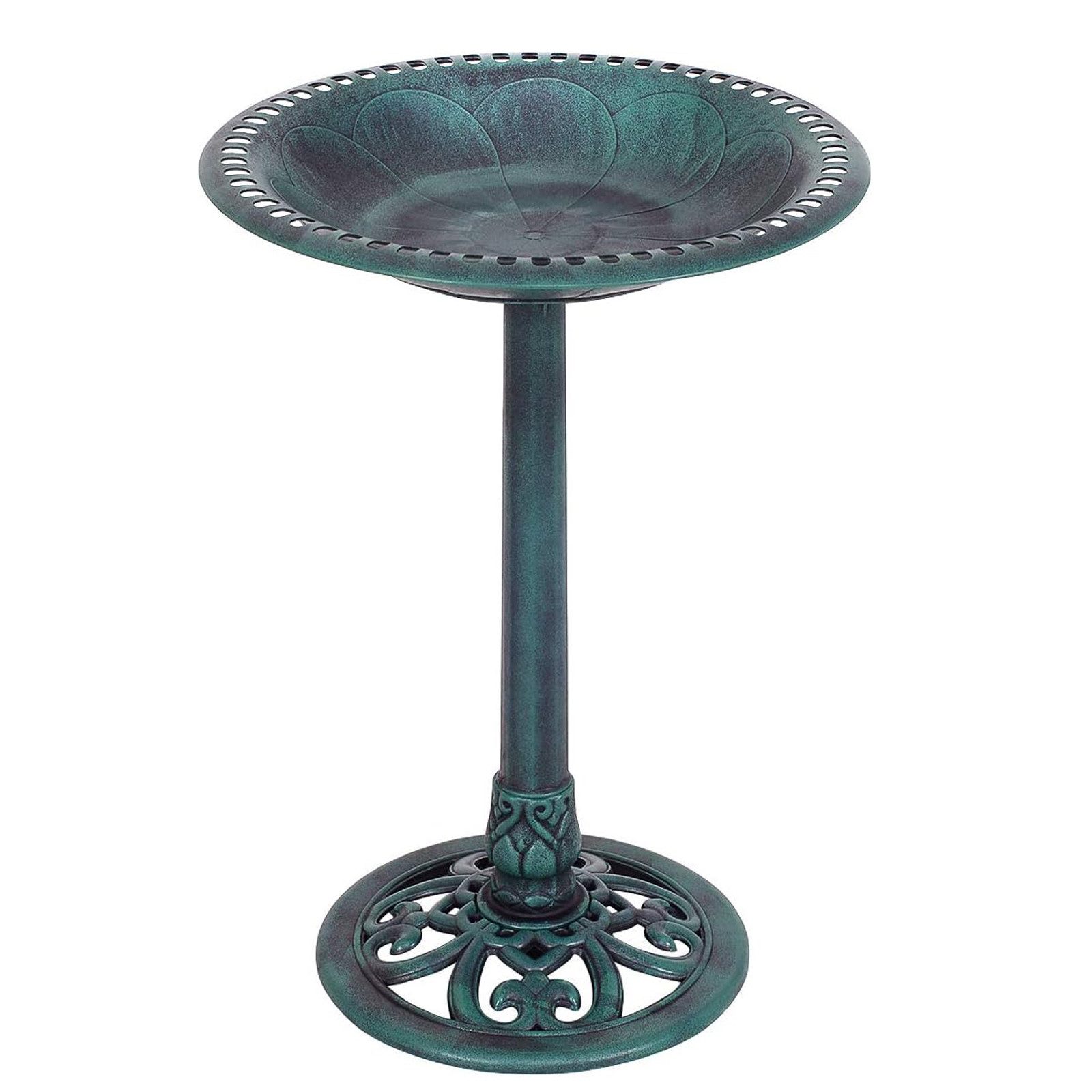 KOMFOTTEU Vogeltränke Vogelbad Vogelfuttersäule, für Wildvögel