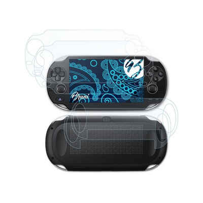 Bruni Schutzfolie Glasklare Displayschutzfolie für PlayStation Vita, (2er Set), praktisch unsichtbar
