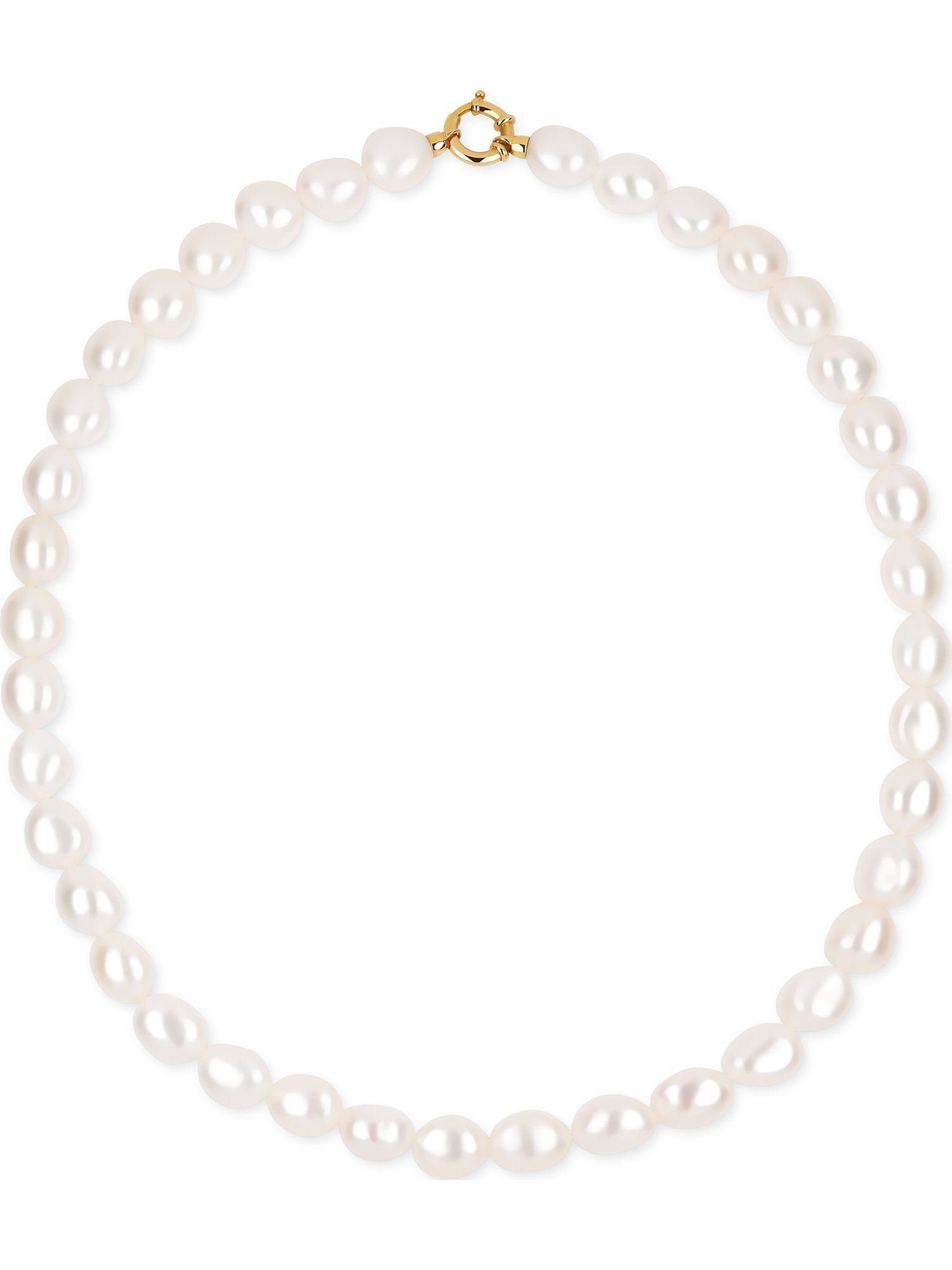 YAMOKO Collier YAMOKO Damen-Kette 585er Gelbgold Süßwasserperle