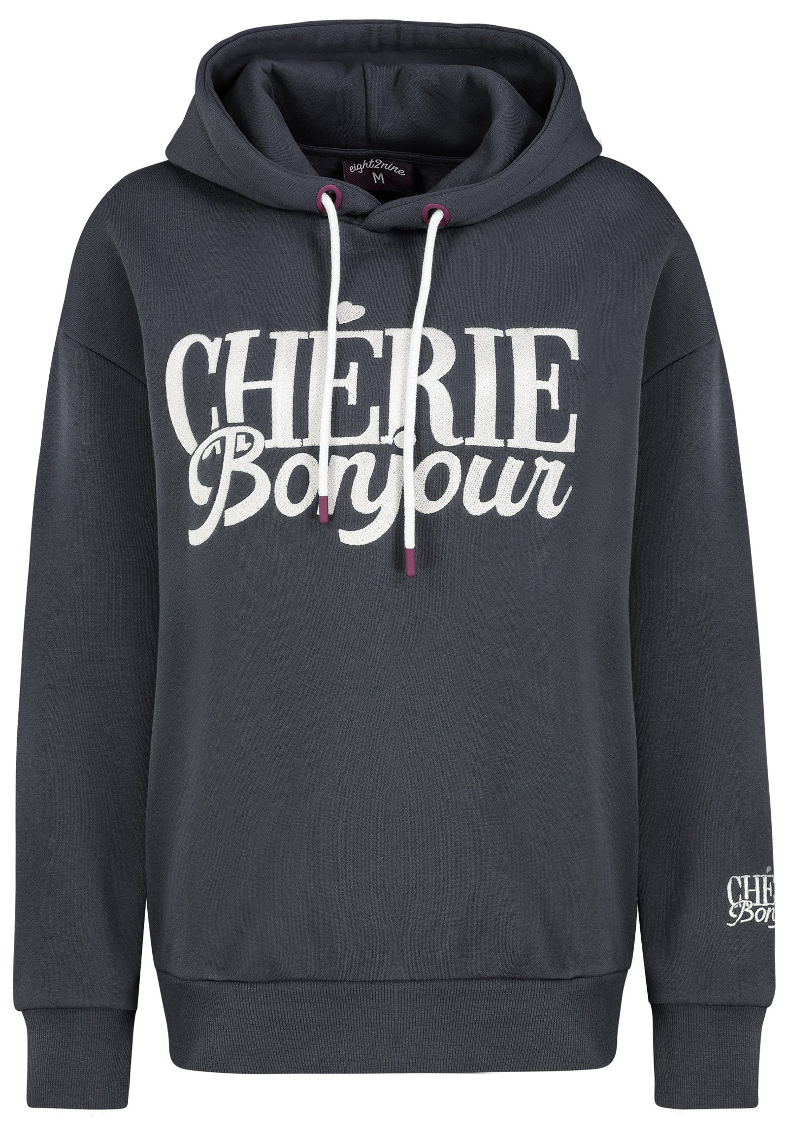 Eight2Nine Hoodie Moderner Frontprint (1-tlg) EIGHT2NINE Hoodie günstig online kaufen