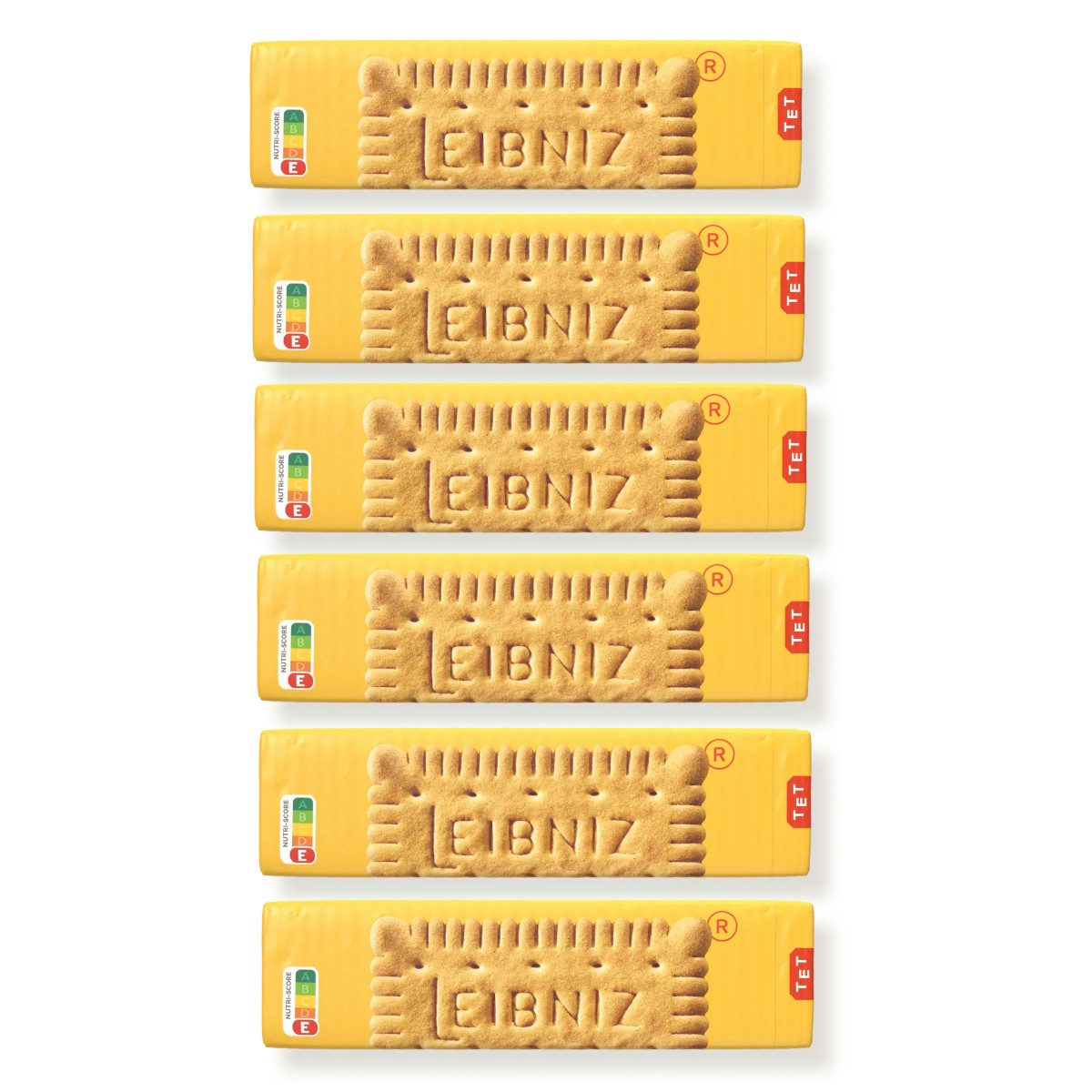 LEIBNIZ Kekse, Bahlsen Leibniz Butterkekse die mit den 52 Zähnen 200g 6er Pack
