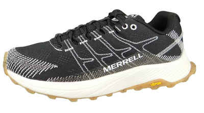 Merrell J067011 Moab Flight Solution Dye Trailrunning Black/White Schnürschuh