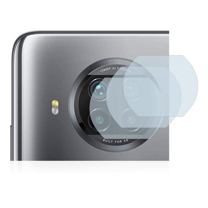 BROTECT flexible Panzerglasfolie für Xiaomi Mi 10i 5G (NUR Kamera) Displayschutzglas 3 Stück Schutzglas Glasfolie klar