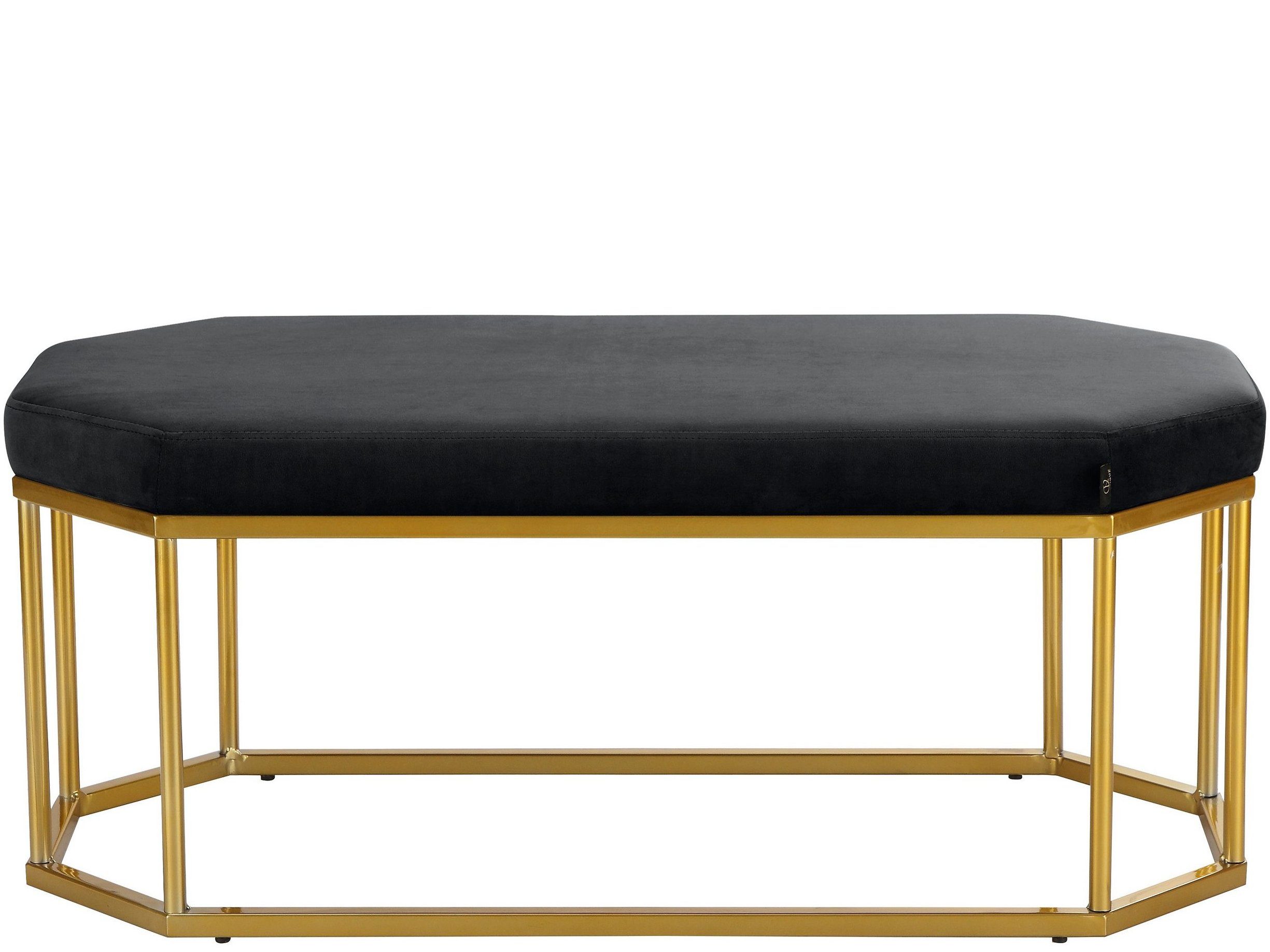 loft24 Polsterbank Kiera, Sitzbank mit weichem Samtvelours Bezug, Breite 43 cm