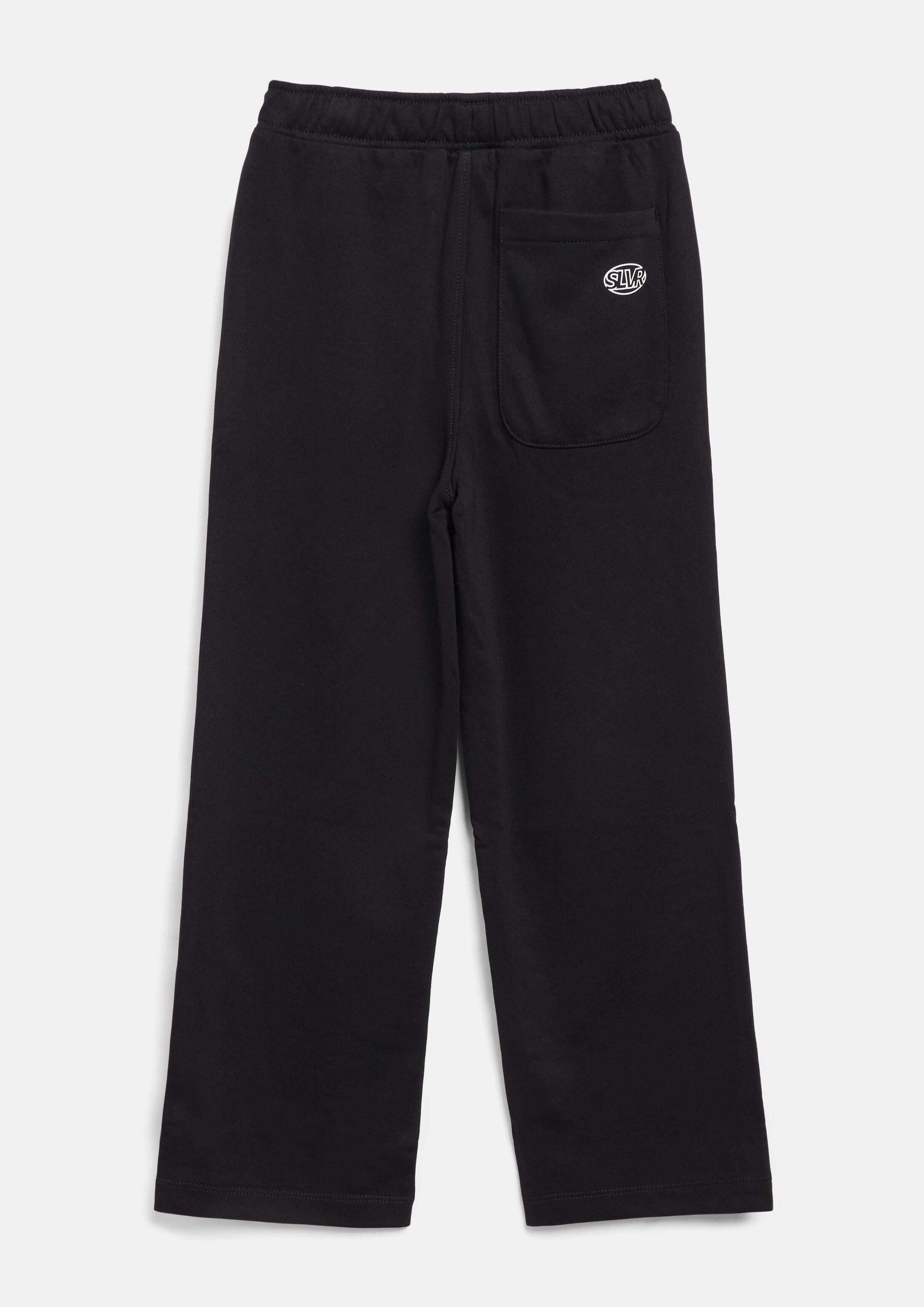 s.Oliver Jogginghose Leggings Wide Leg-Joggpants mit Print-Detail