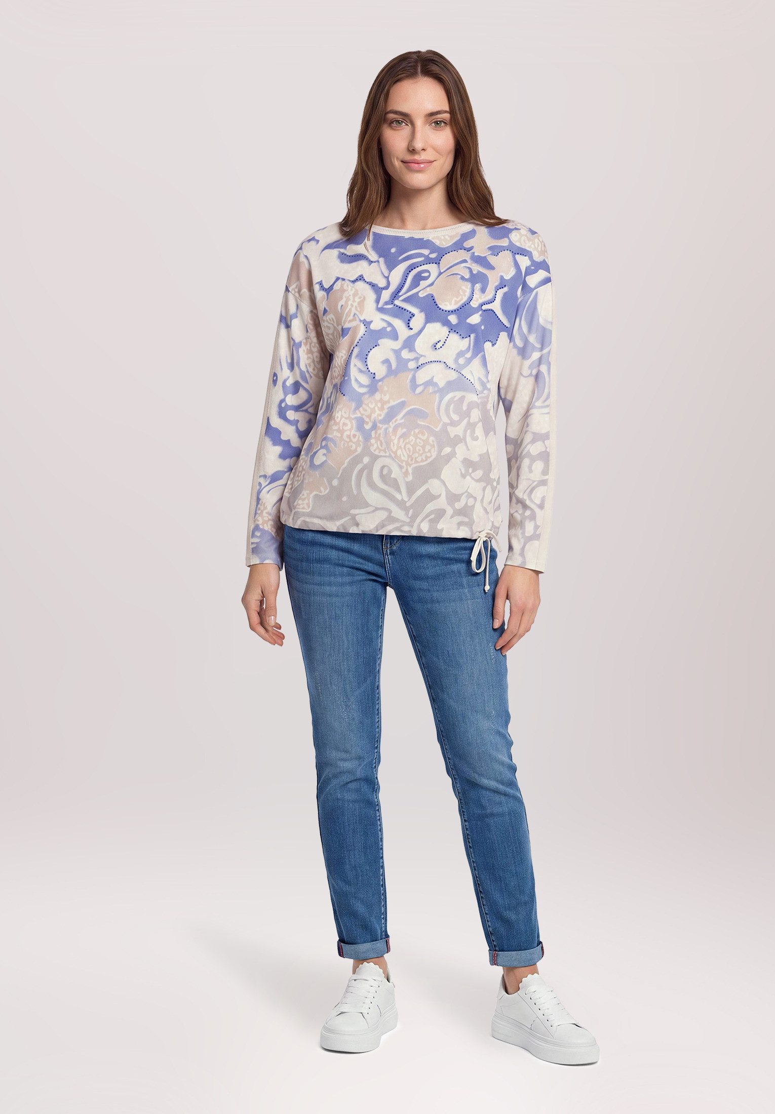 Betty Barclay Kurzarmshirt Damen mit Tunnelzug (1-tlg)