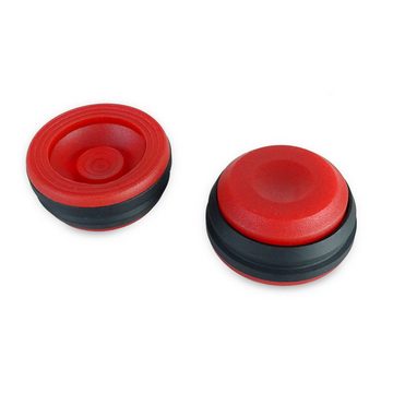keepdrum SSA300RD Lautsprecherständer, (bis 10,00 Zoll, Boxen-Füße, Schwingungsdämpfer 4-Stück, in Rot)