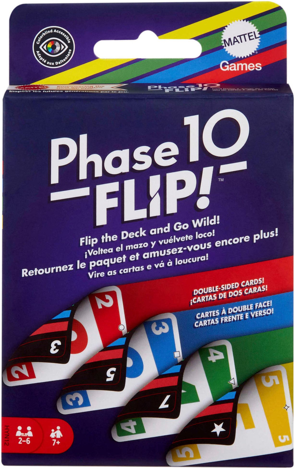 Mattel games Spiel Phase 10, Flip, Kartenspiel