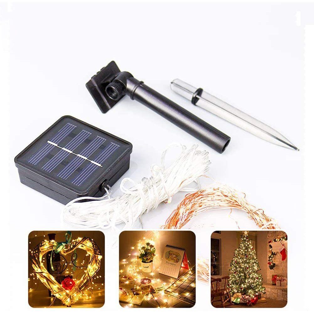 Dekolicht Solar 20LED LED Wasserdicht Outdoor String Weihnachtsbaum Lights TUABUR für