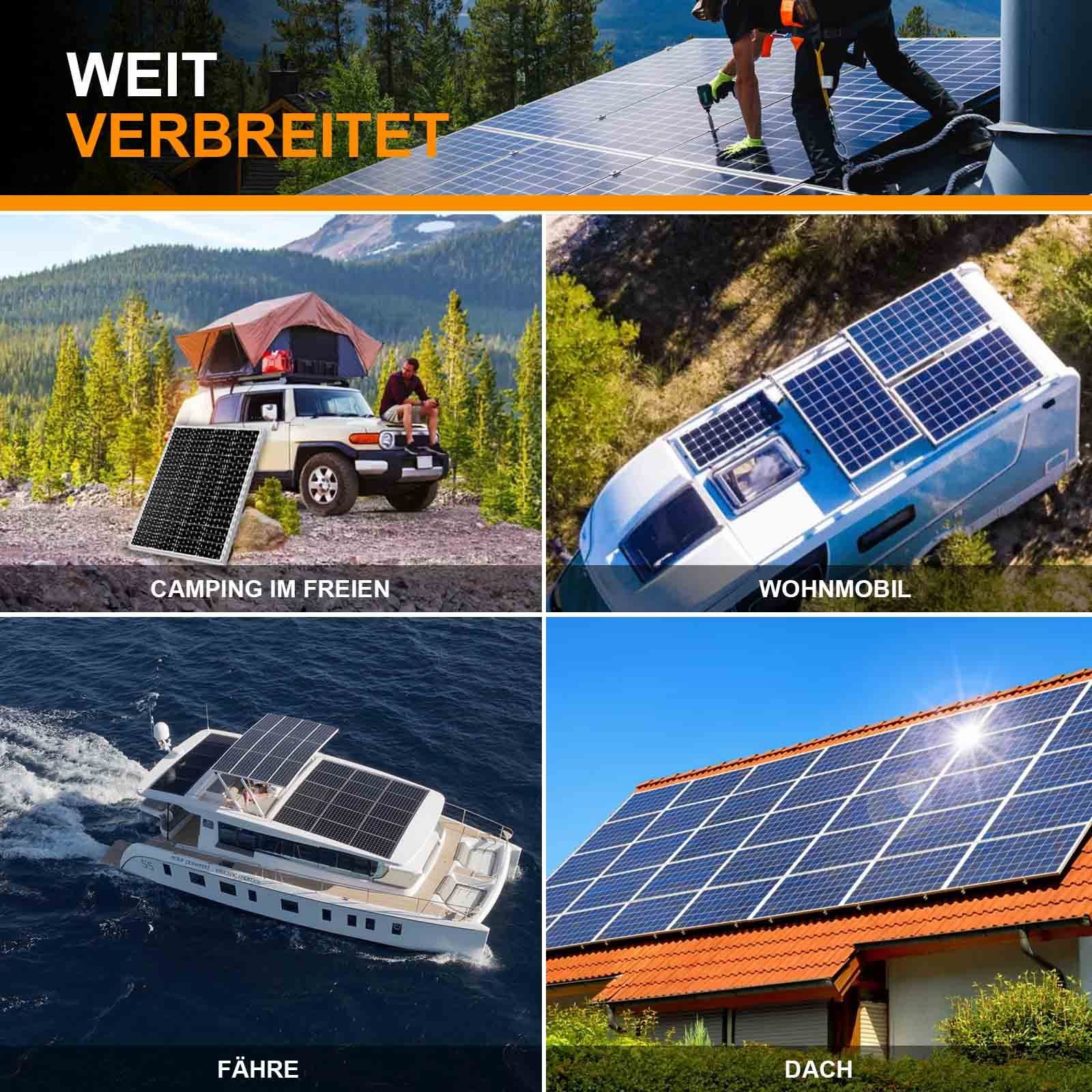 Wohnmobile Solarmodul 12V Mono Boot GLIESE Solaranlage 150W für
