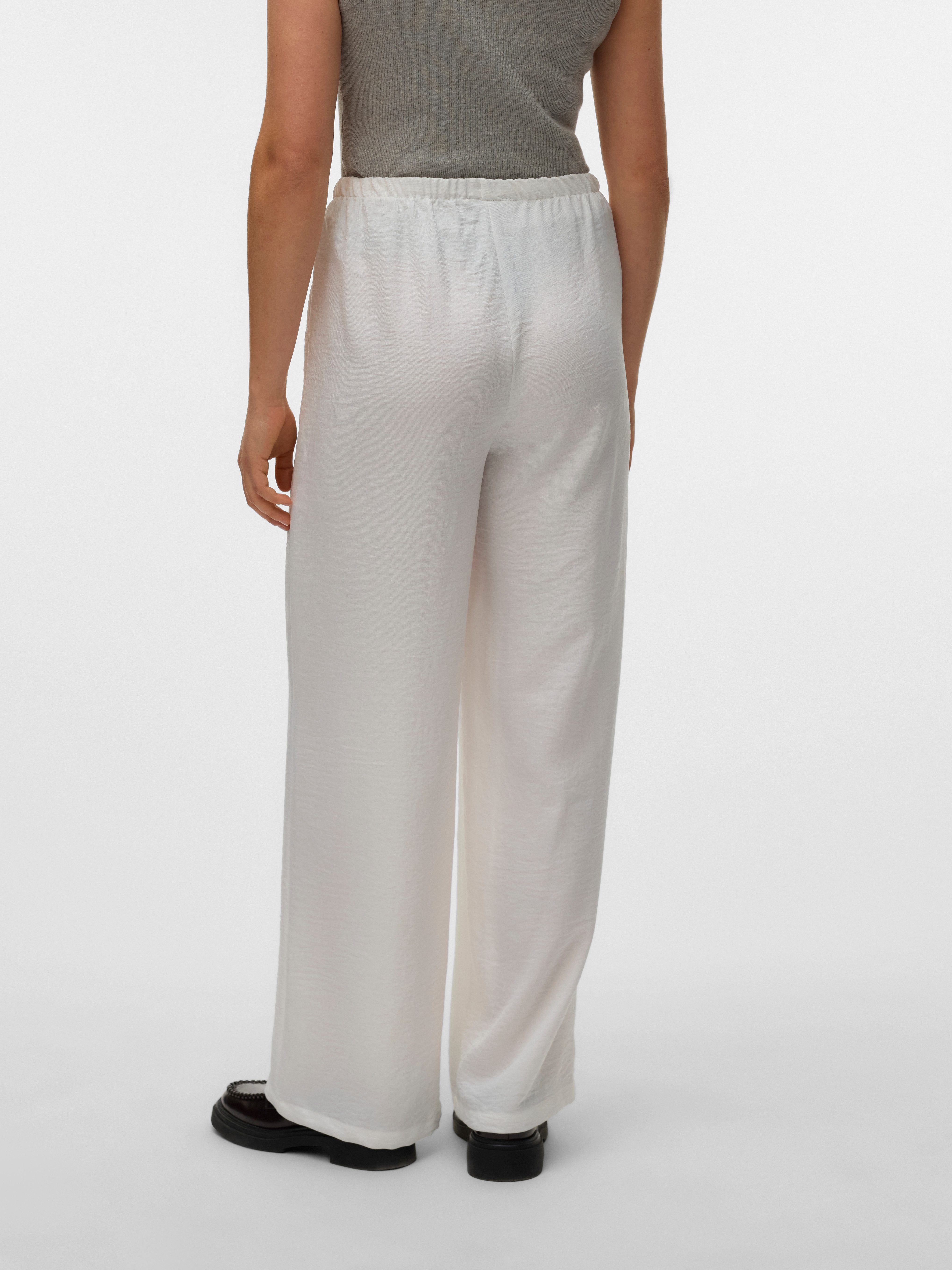 Vero Moda Schlupfhose VMMELANEY HW LOOSE PANT WVN GA NOOS Kunstfaser, loose fit