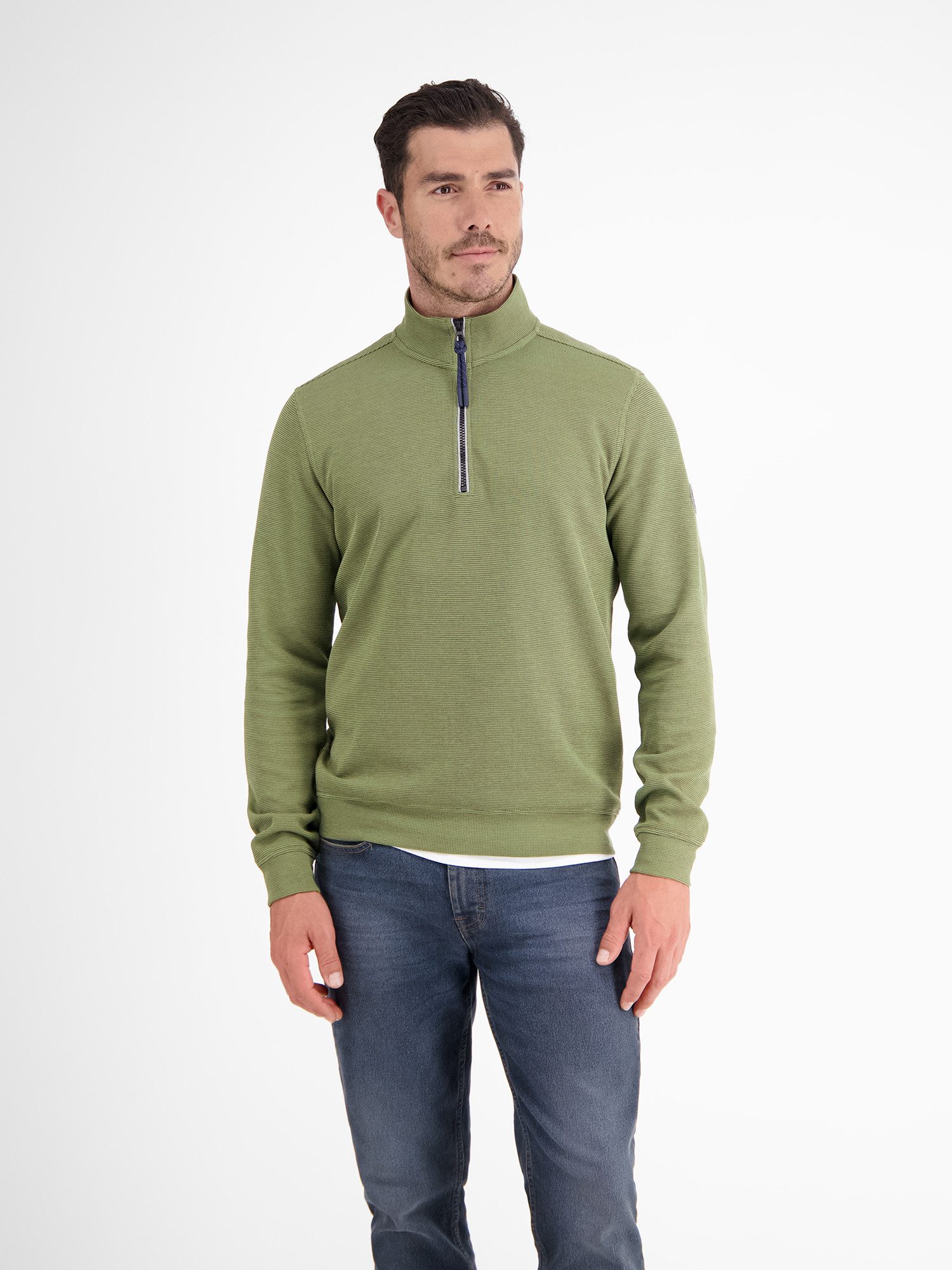 Sweatshirt Unifarbener Sweattroyer für Herren