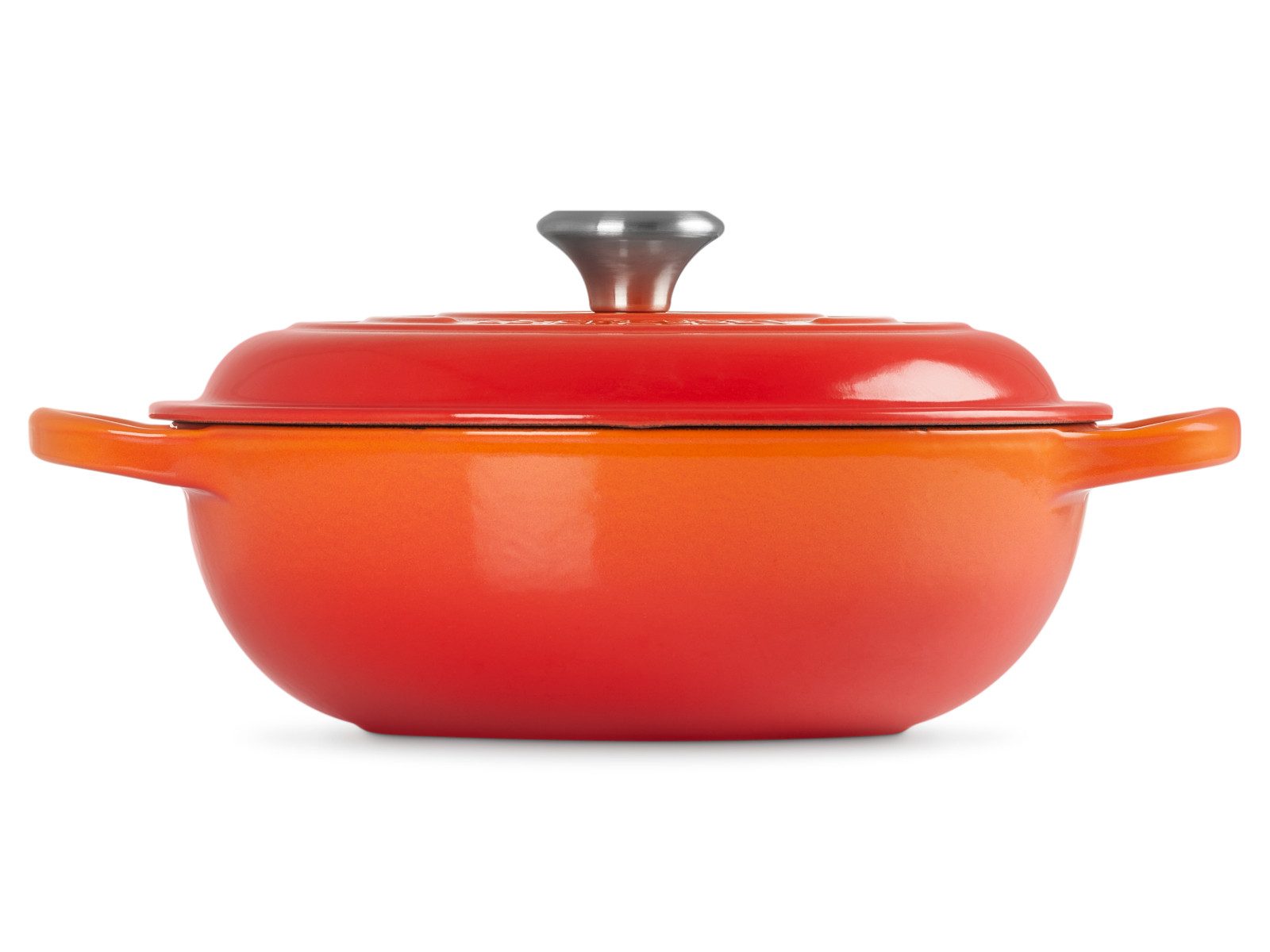 LE CREUSET Bräter Stew Pot Signature rund ofenrot 22cm, Emailliertes Gusseisen