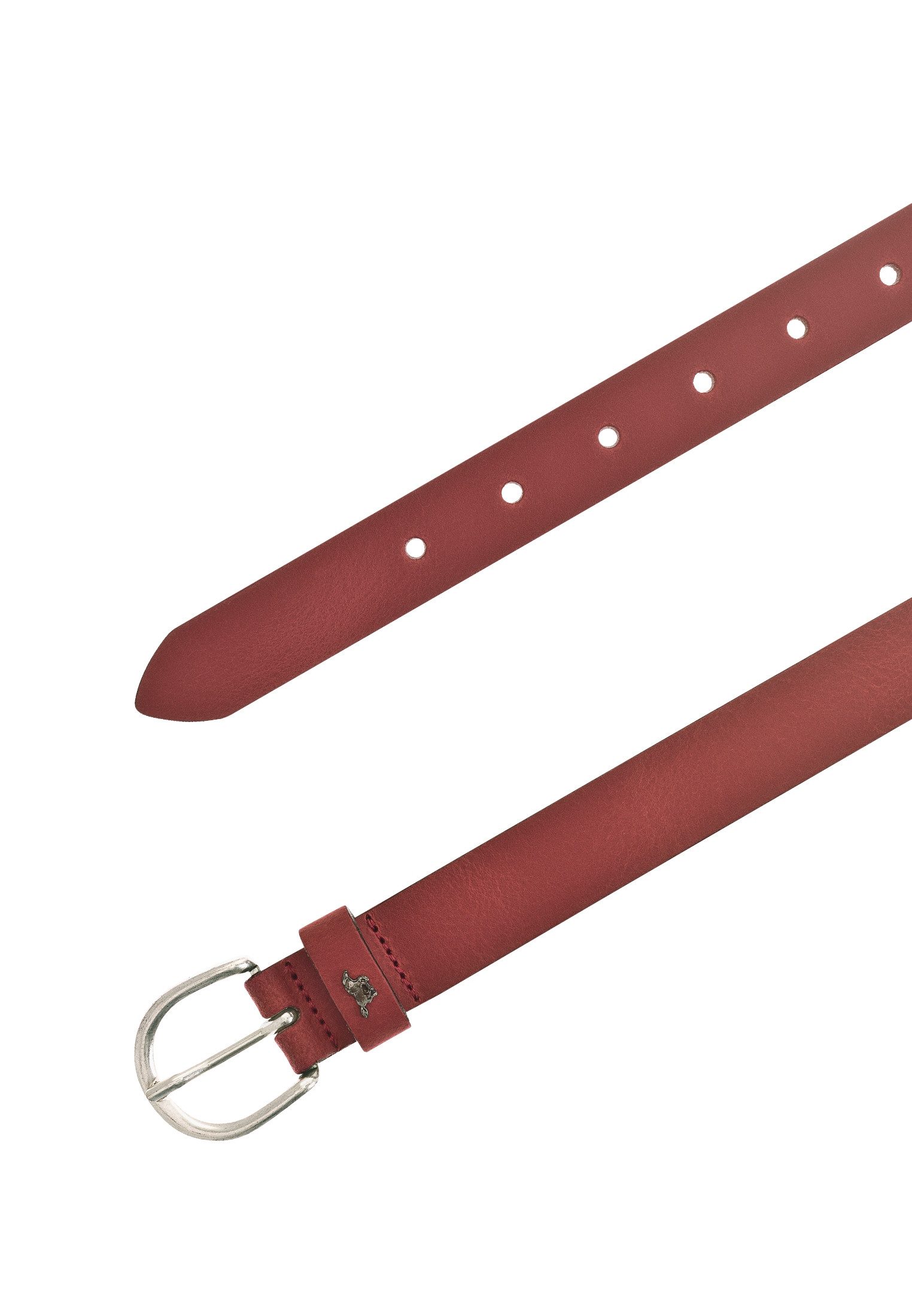 MUSTANG Ledergürtel Pull-Up-Leder mit Vintagecharakter, in schmaler Form, 2,5 cm