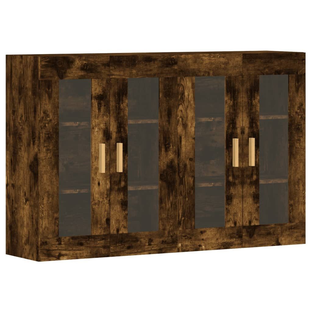 vidaXL Sideboard Wandschränke 2 Stk. Räuchereiche günstig online kaufen