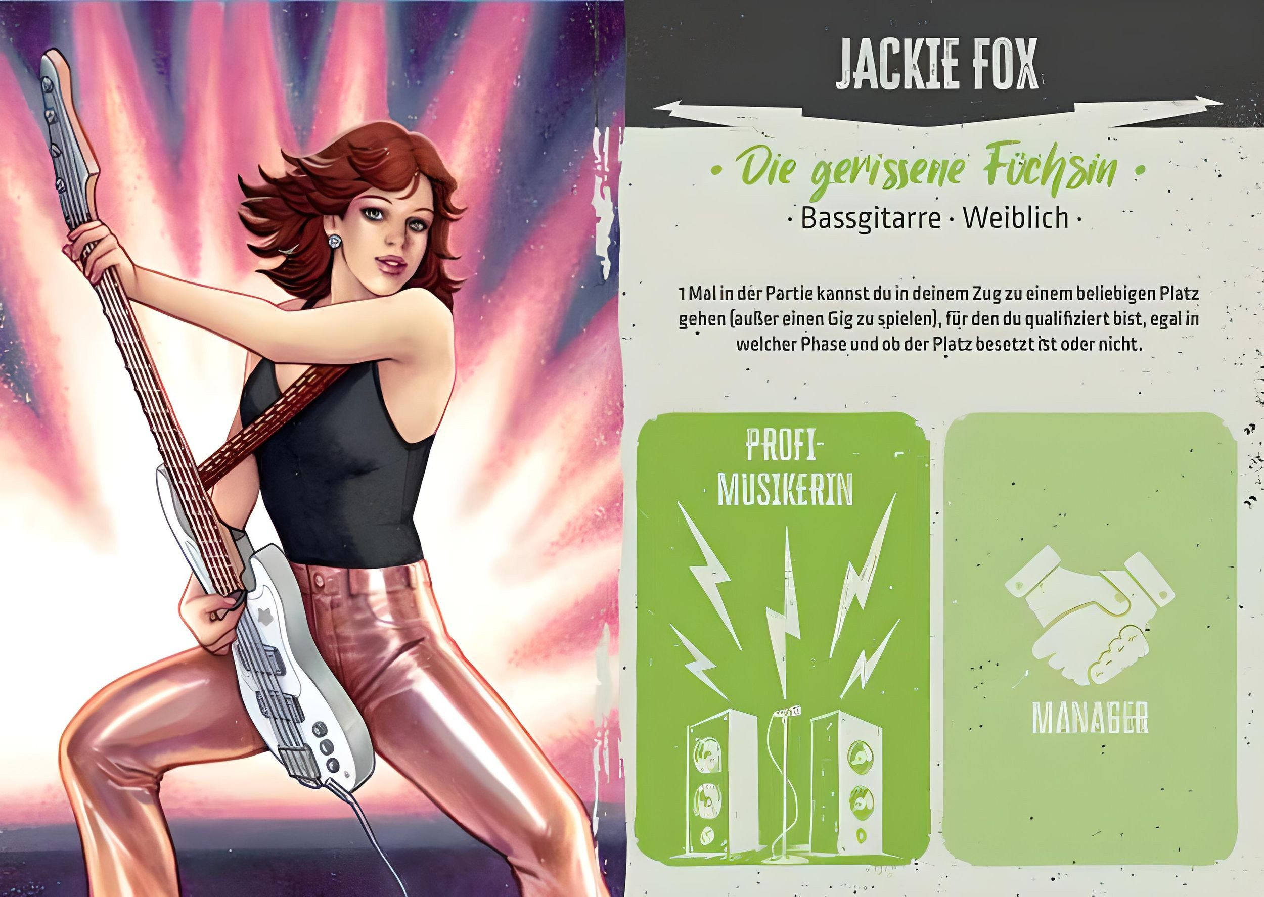 Strohmann Games Spiel Rock Hard: 1977: Jackie Fox Promo [Erweiterung]