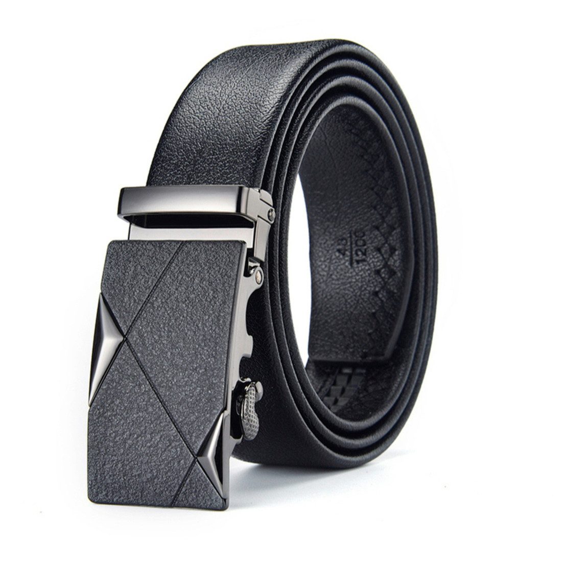 LOFTY Ledergürtel Automatikgürtel Herren, Gürtel Herren, Ledergürtel Herrengeschenk, 3,5 cm breit, kürzbar, Automatik Gürtel