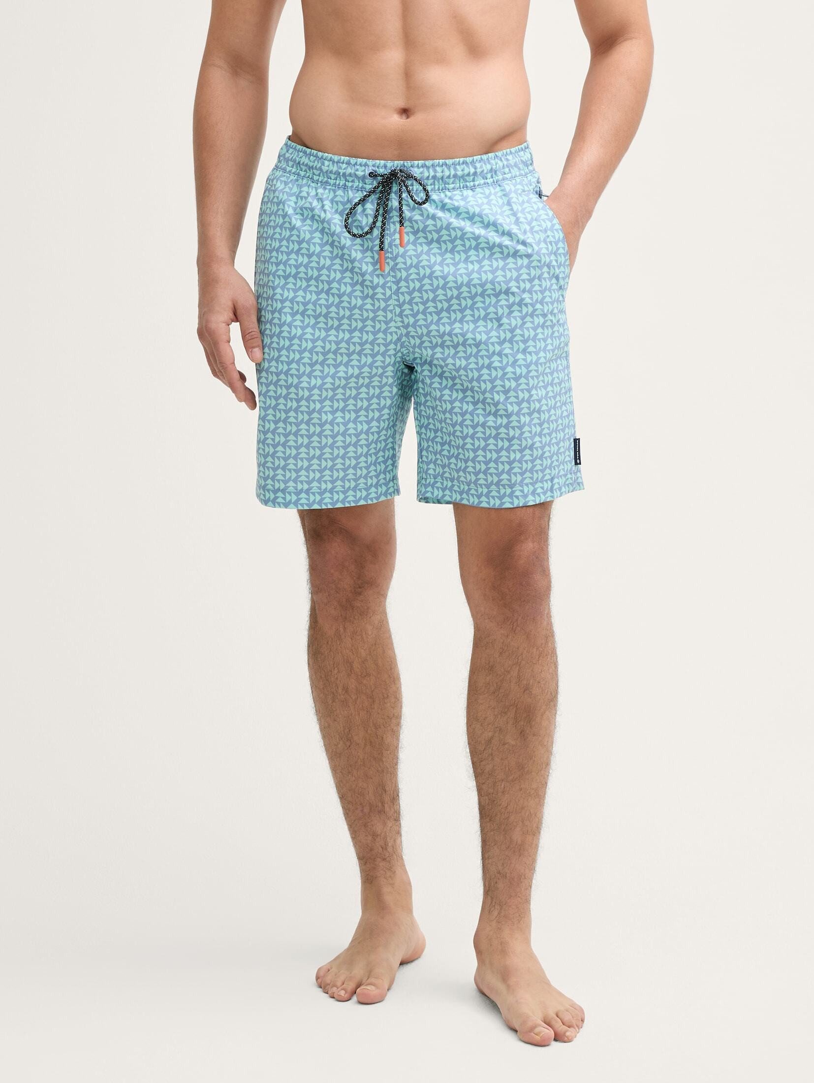 TOM TAILOR Badehose Badeshorts mit Print günstig online kaufen