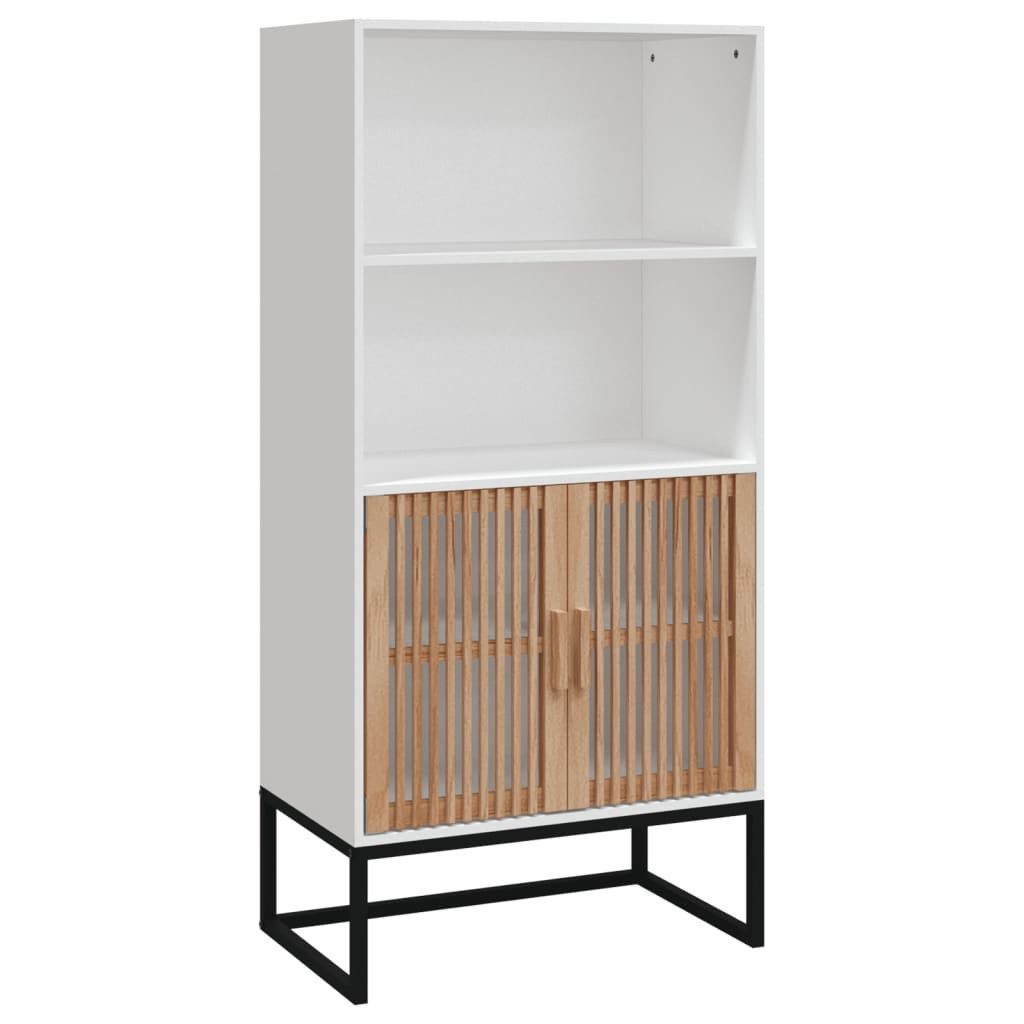 vidaXL Highboard Highboard Weiß 60x35x125 cm Holzwerkstoff (1 St)