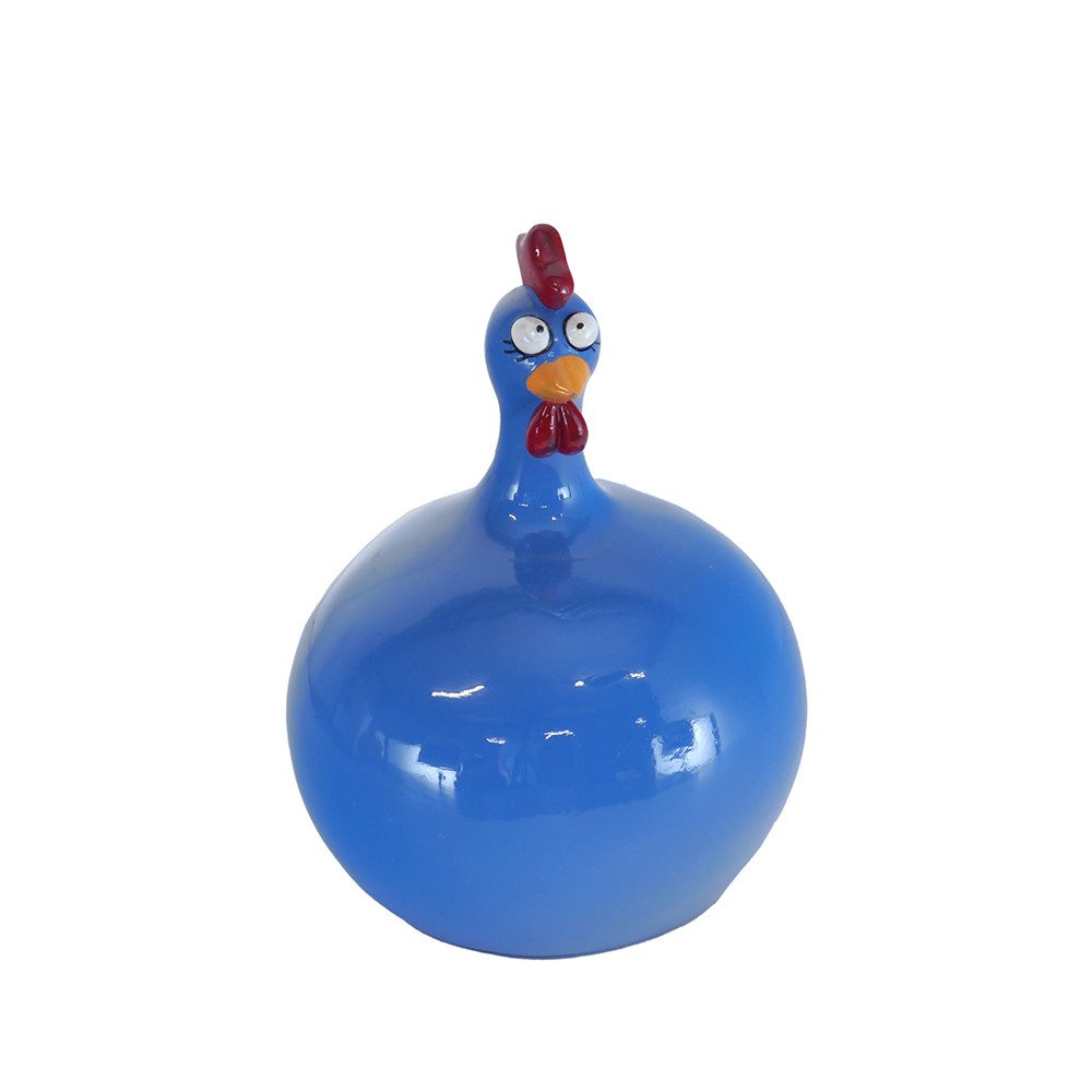 AFG Tierfigur Großes Huhn in blau für Haus & Garten (1 St)