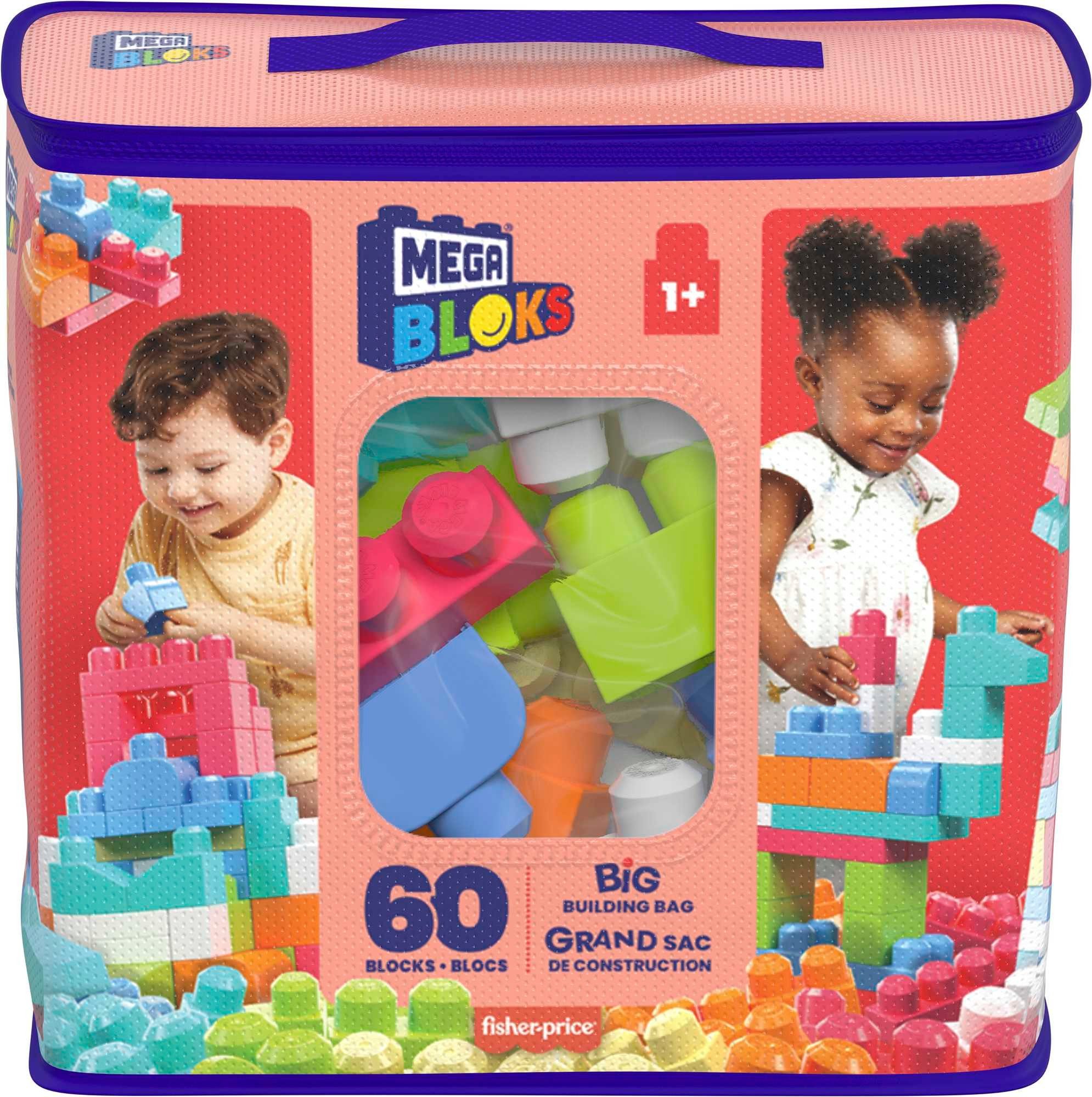 MEGA BLOKS First Builders, Bausteine-Beutel Spielbausteine, (60 St)