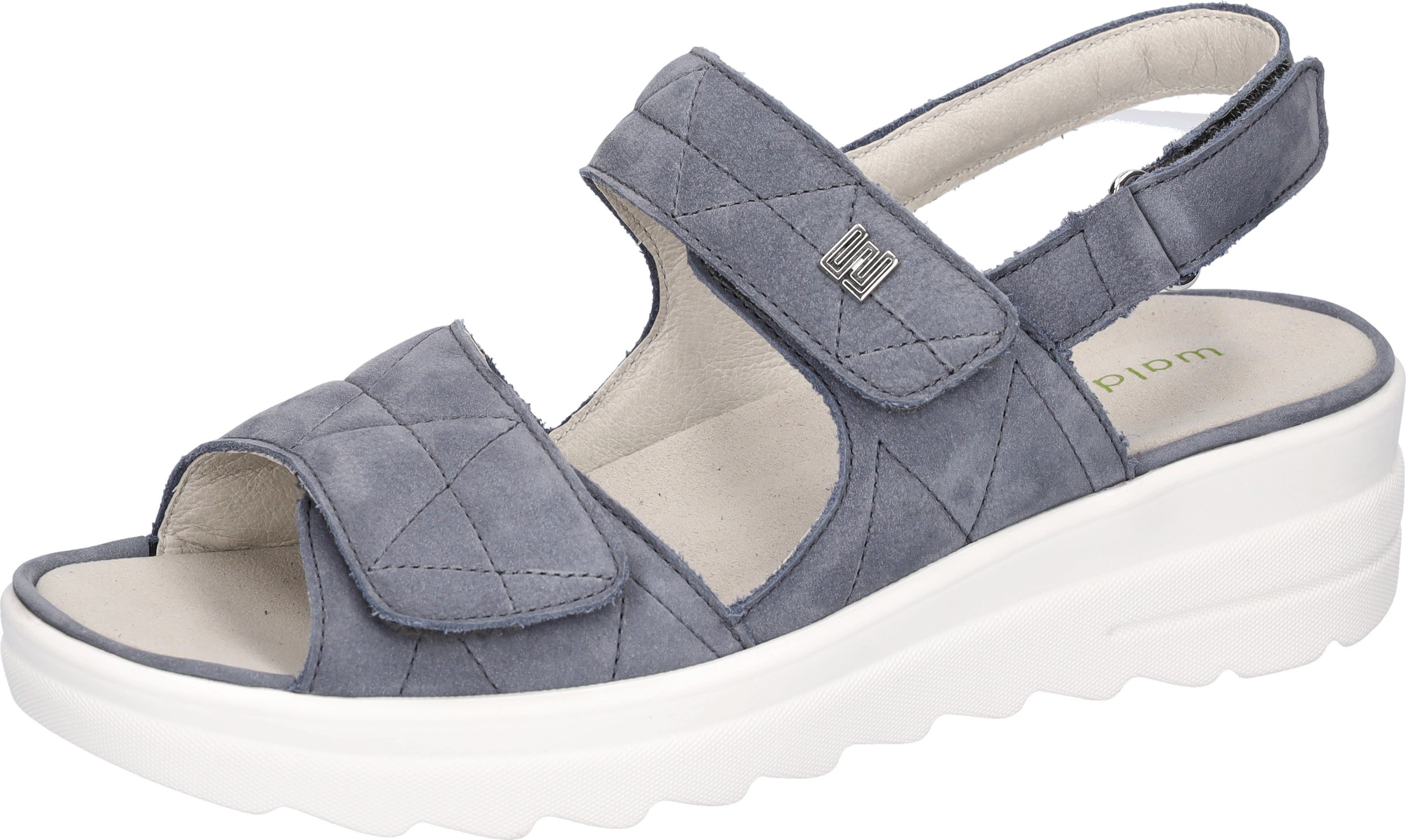 Waldläufer H-IZZY Keilsandalette Sommerschuh, Sandale, Bequemschuh mit Klettverschlüssen, H-Weite