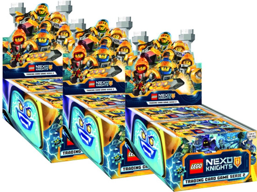 Blue Ocean Sammelkarte LEGO Nexo Knights 2 Trading Cards 3 Display (150 Booster) Deutsch