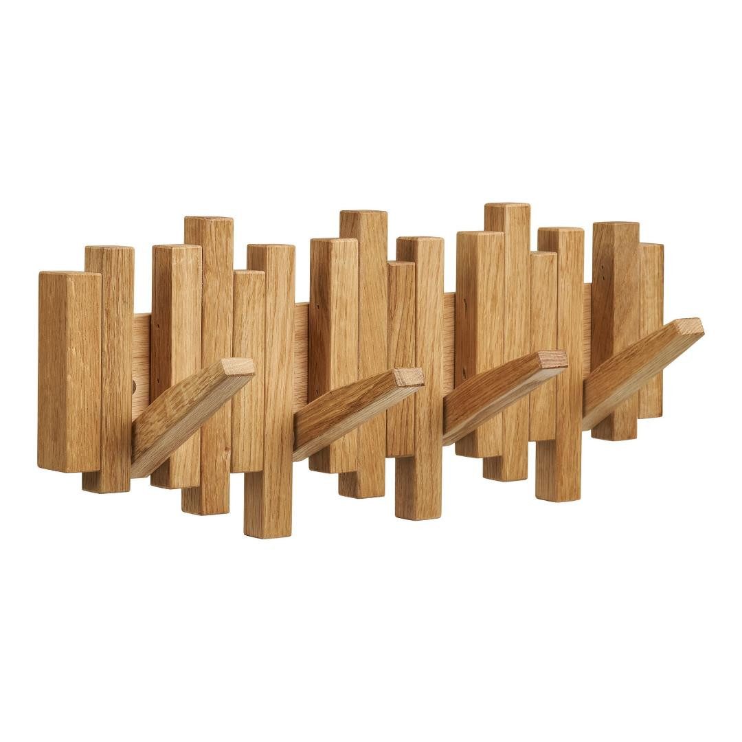 ebuy24 Шкафыhalter Tove Wandgarderobe 4 Haken Eiche.