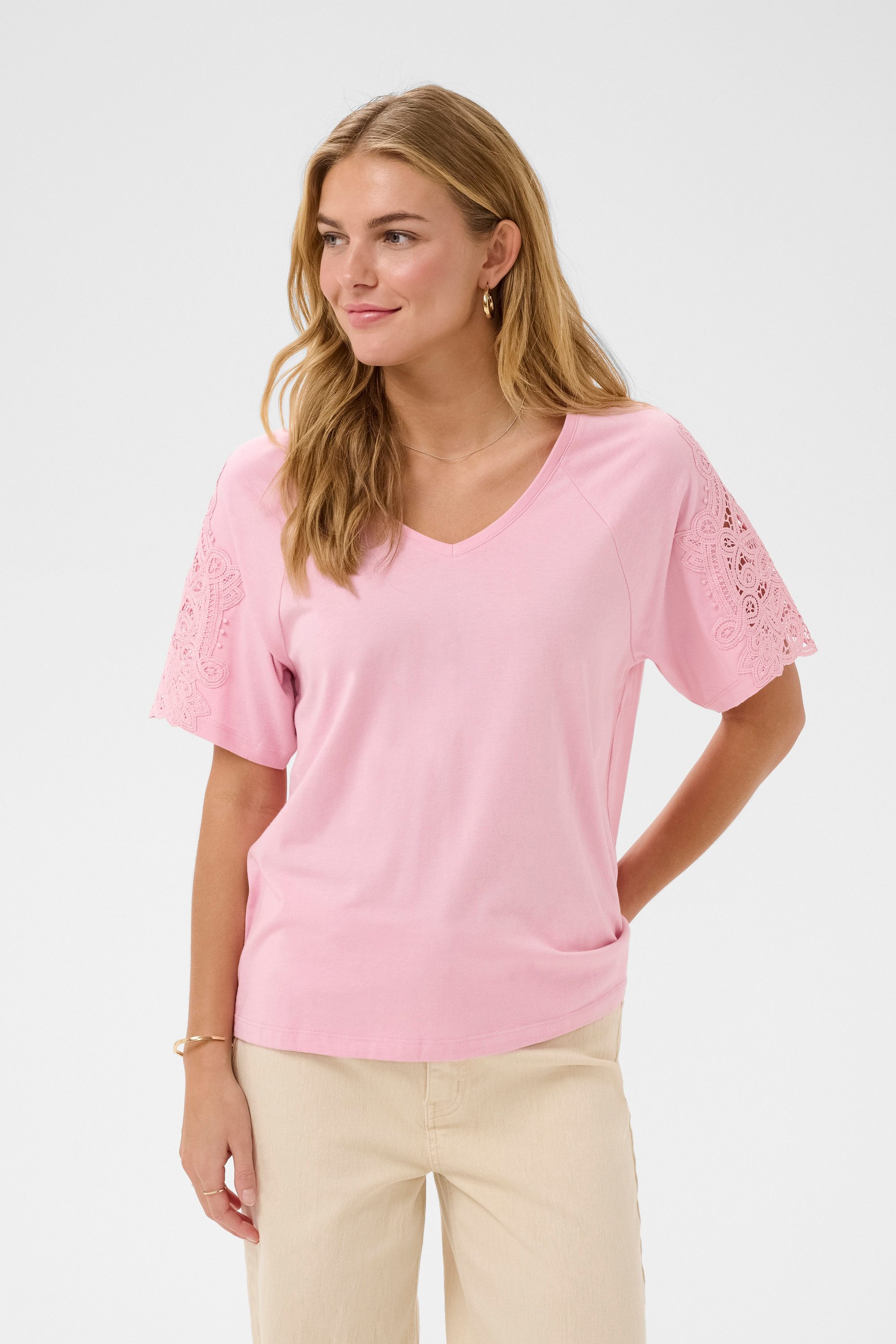 Cream Kurzarmbluse Kurzarm-Bluse CRSuny